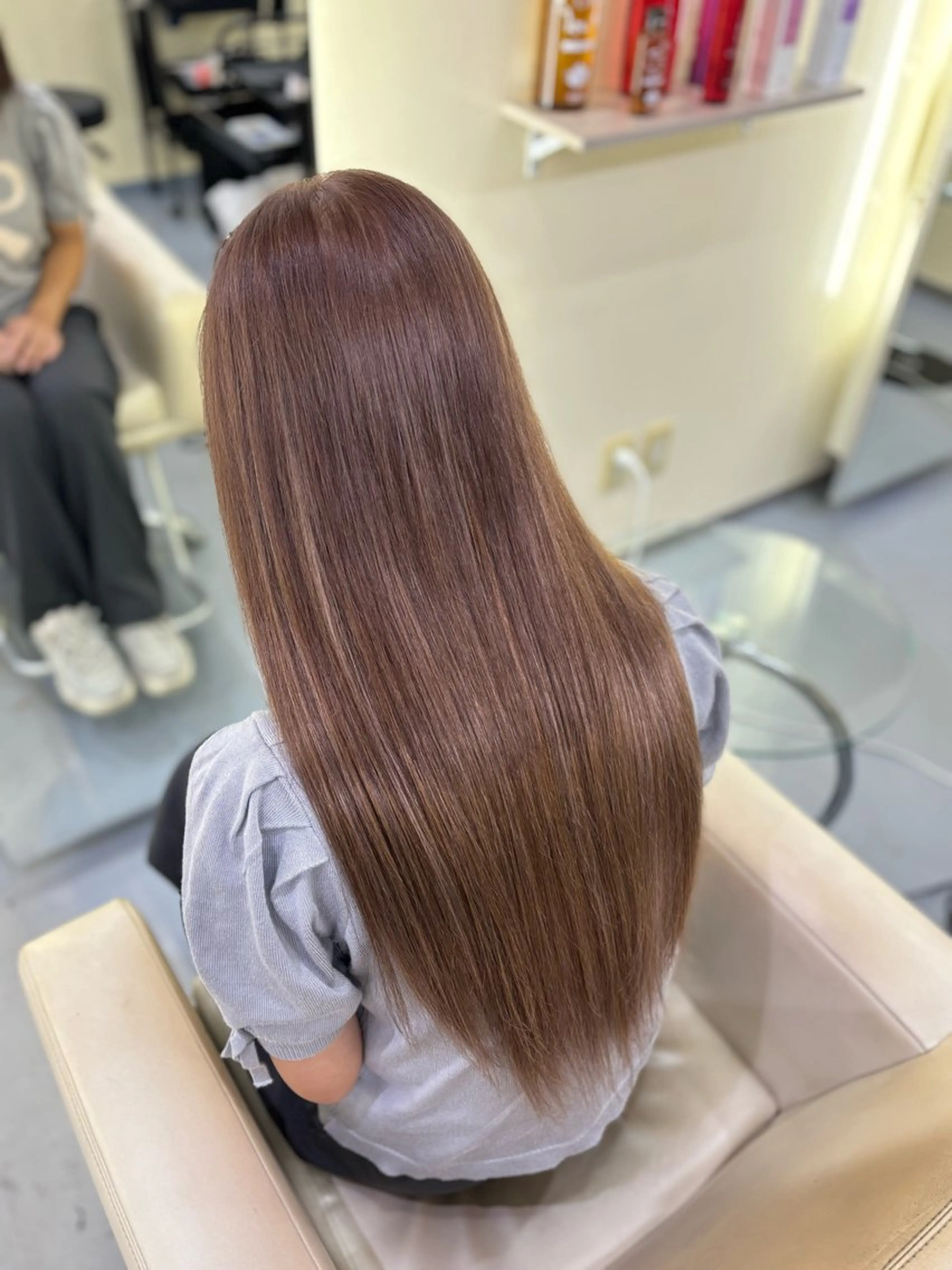 【ロングの方にオススメ】ハイブリッドシールエクステ(52cm ヘソ下)40枚5000円の写真