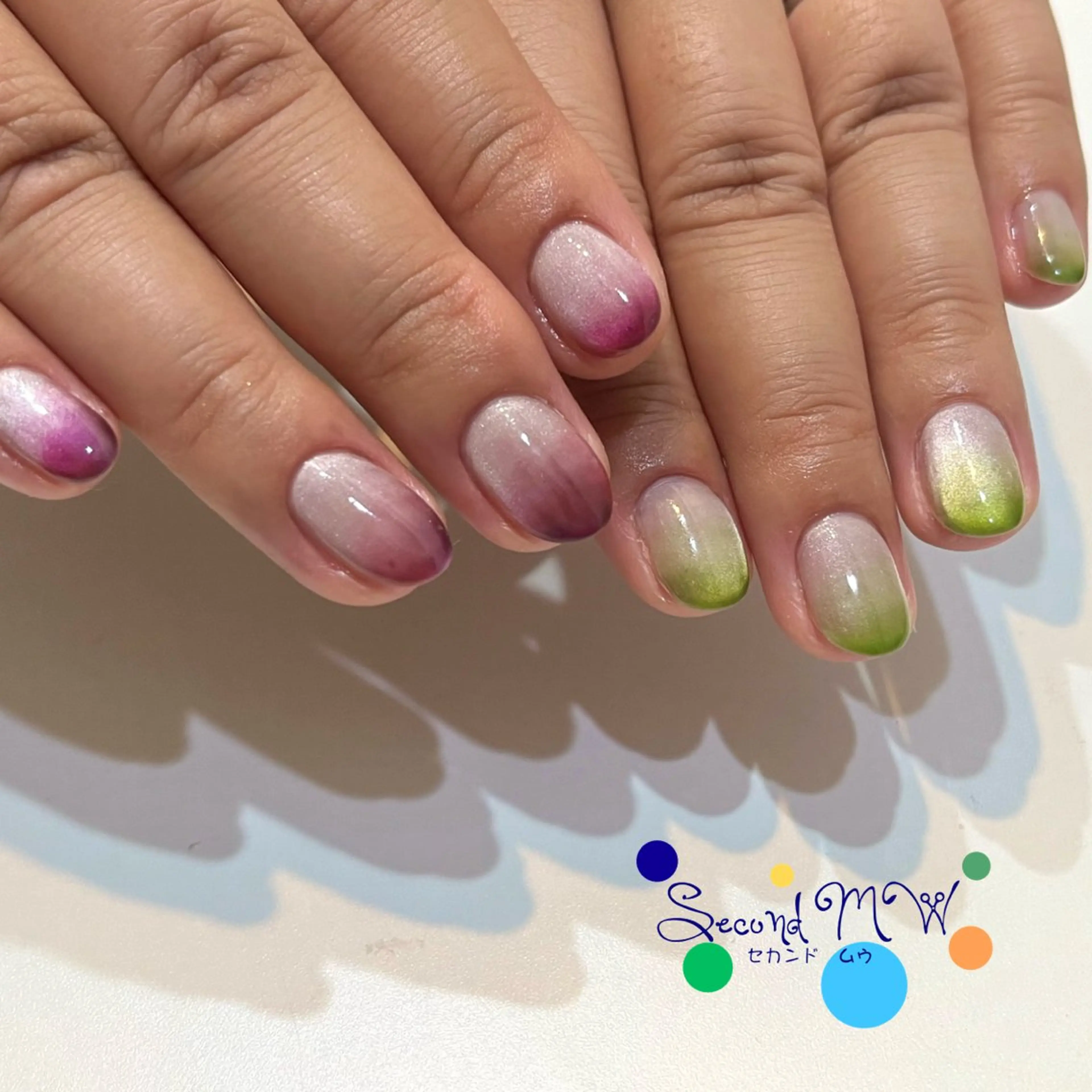 ネイル マグネットネイル ハンドネイル SecondMW _nail 　川連のネイルデザイン