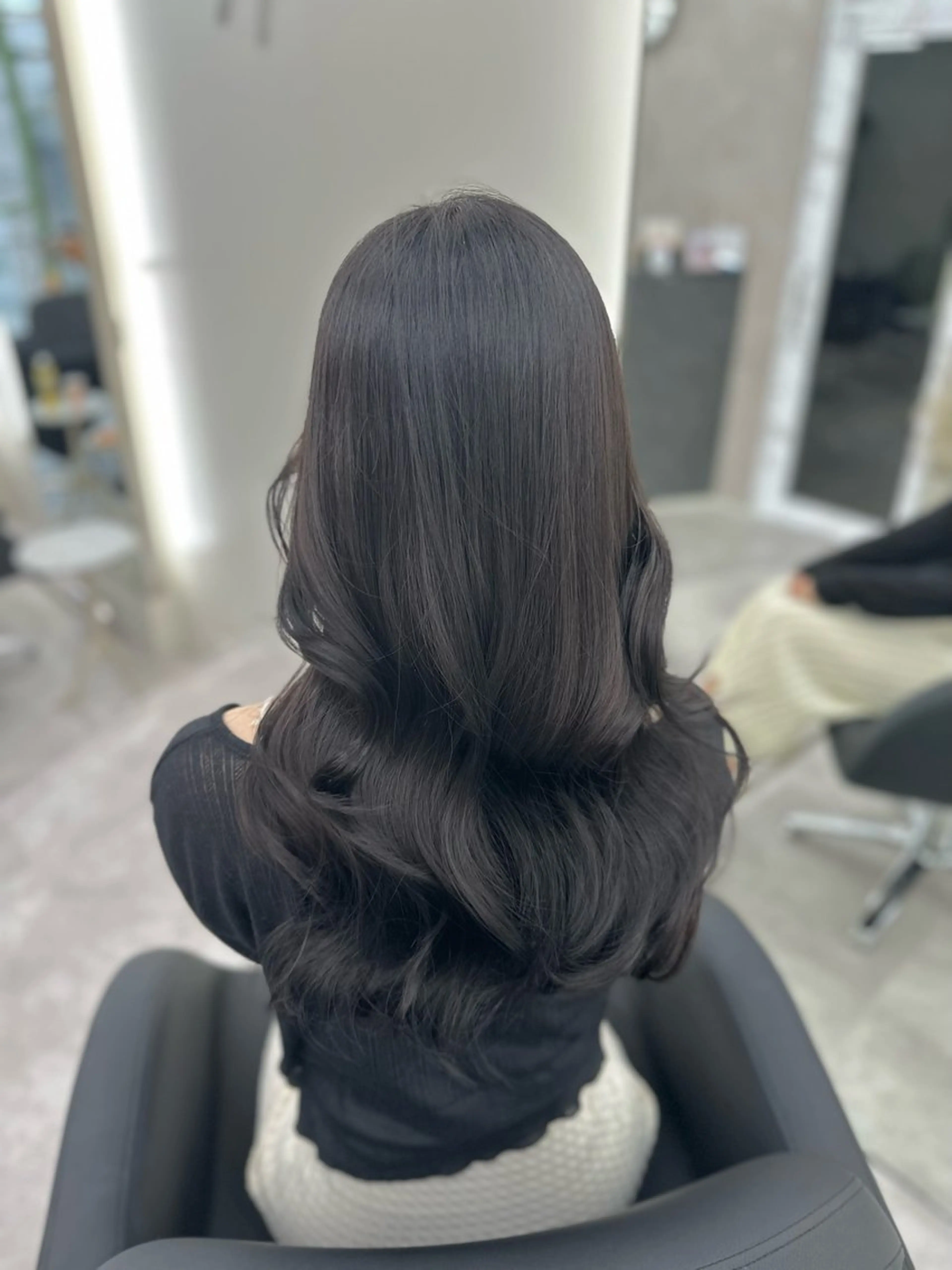 ロング カット ヘアカラー 堀江/透明感 ベージュ/白川幸太のヘアスタイル