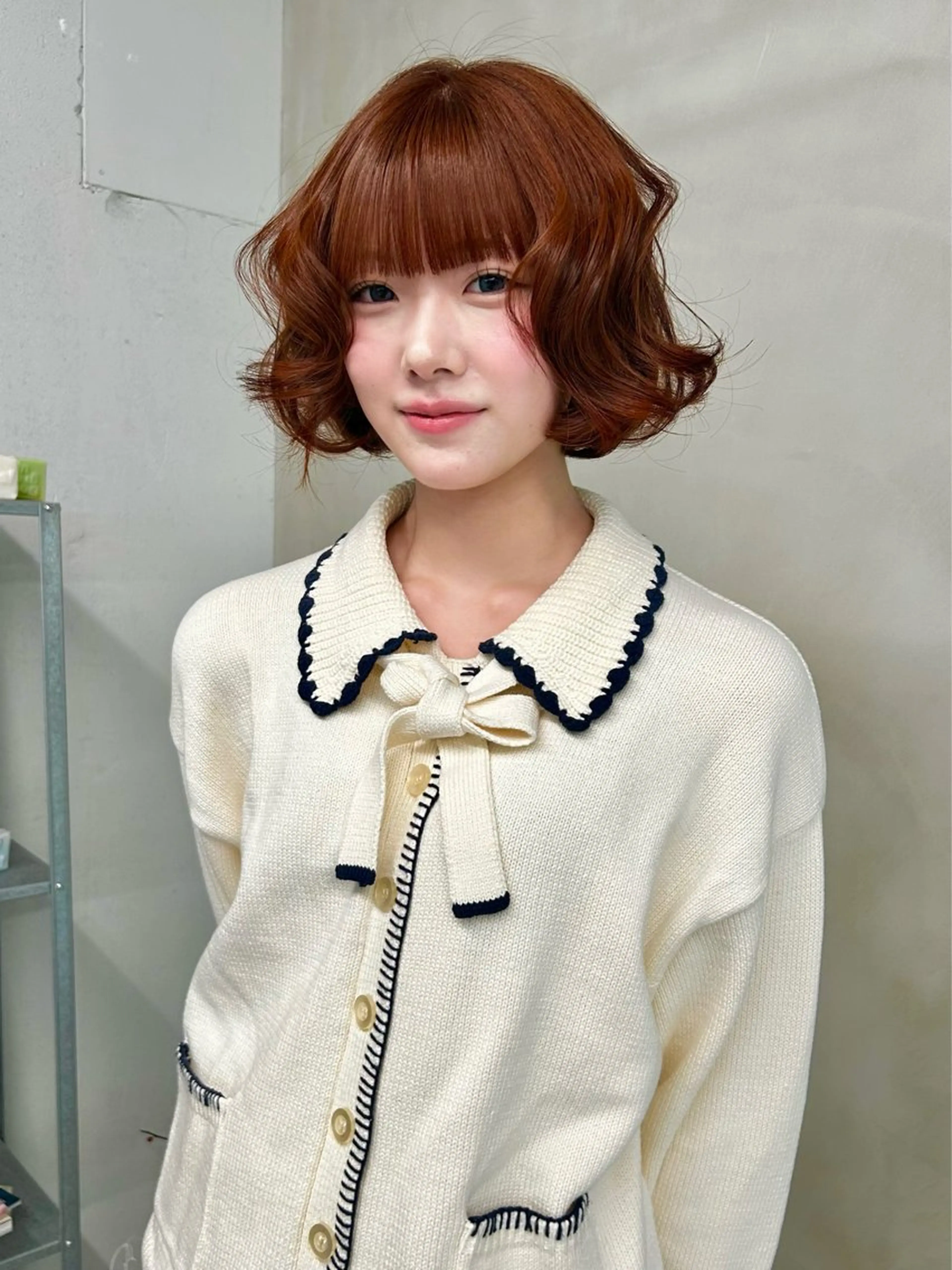 ミディアム カラー ヘアカラー ゆほこ クリーミーcolorのヘアスタイル