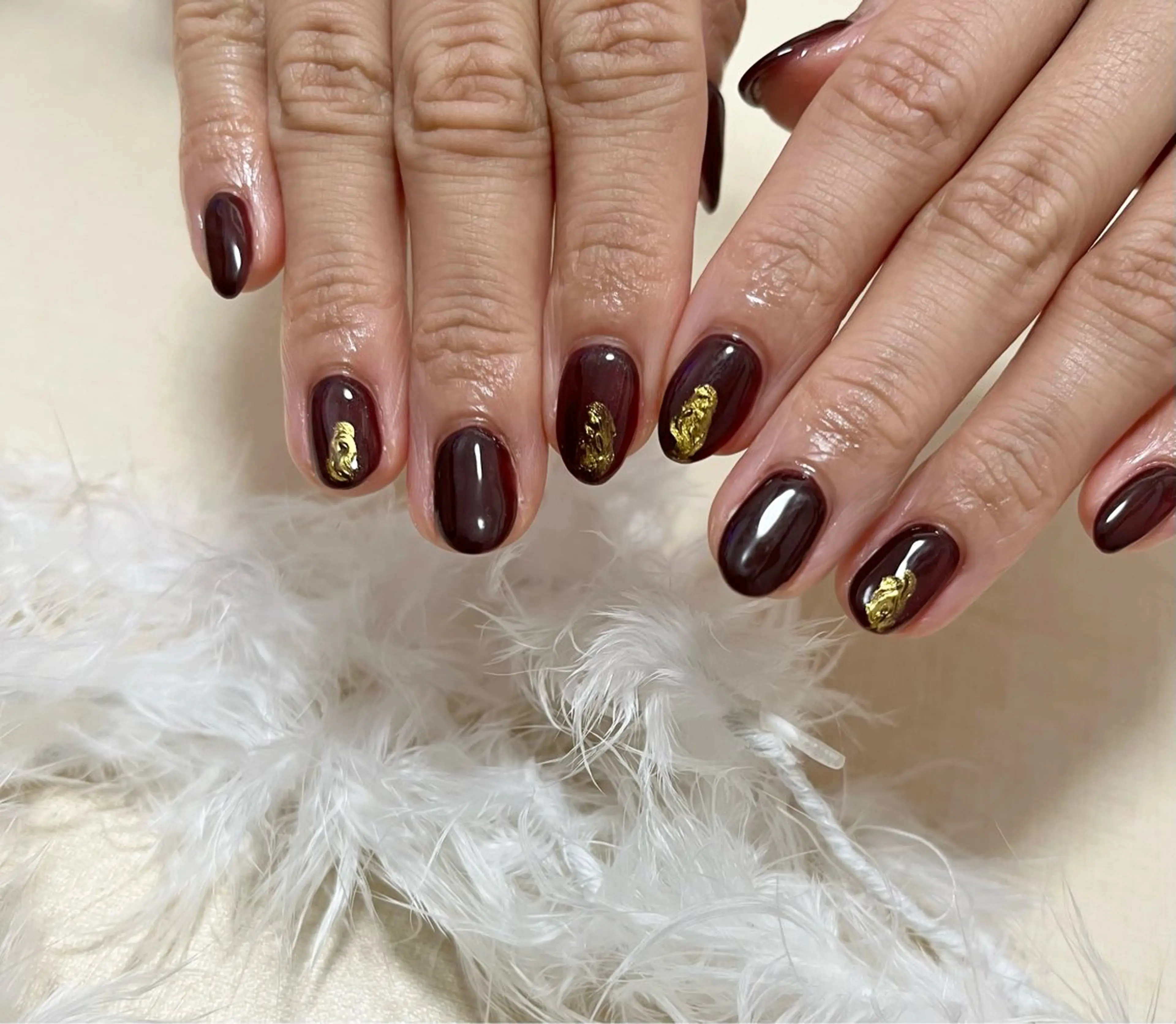 ネイル シンプルネイル ハンドネイル わたなべ さやかのネイルデザイン