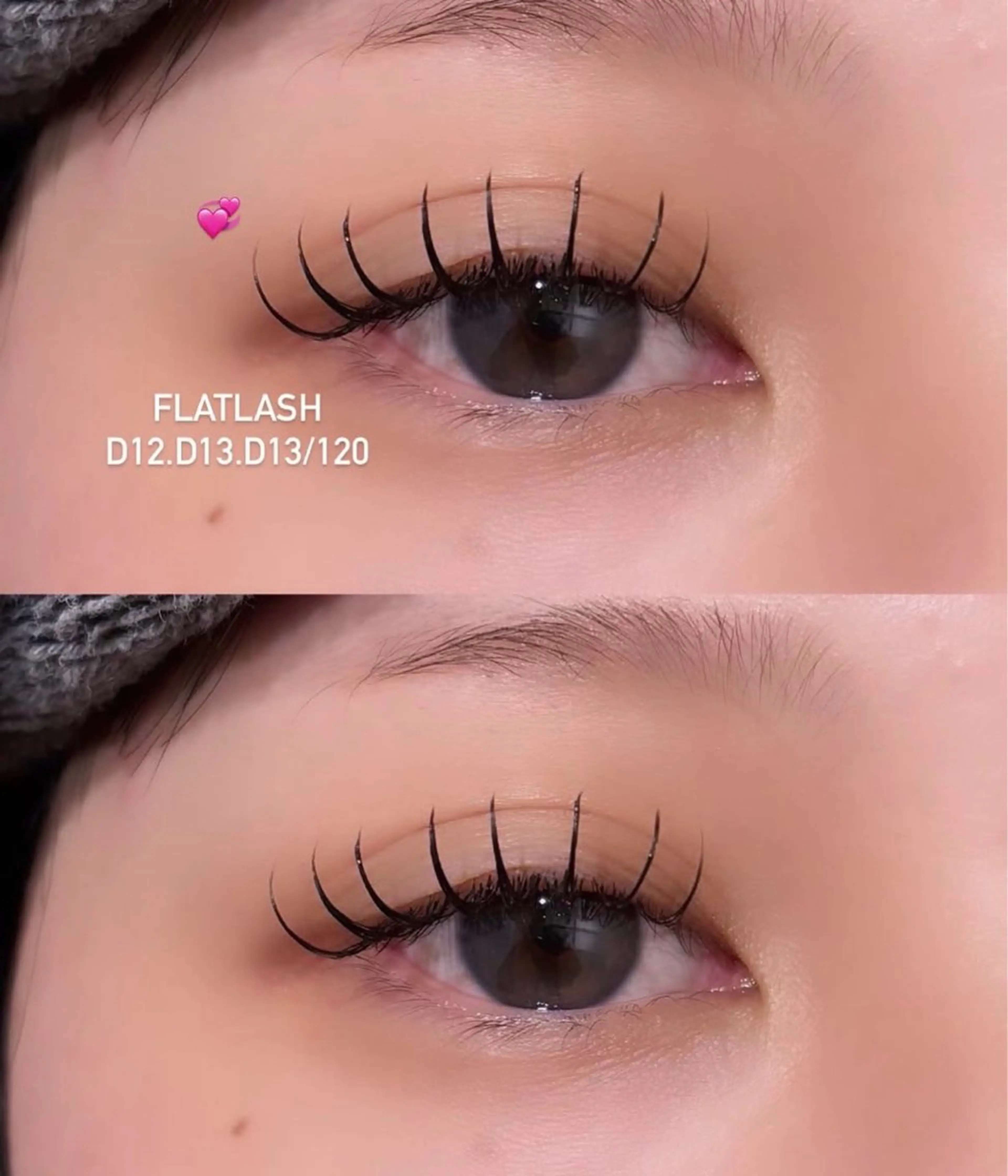 マツエク・マツパ 目尻長め 松嵜 里咲のマツエク・マツパデザイン