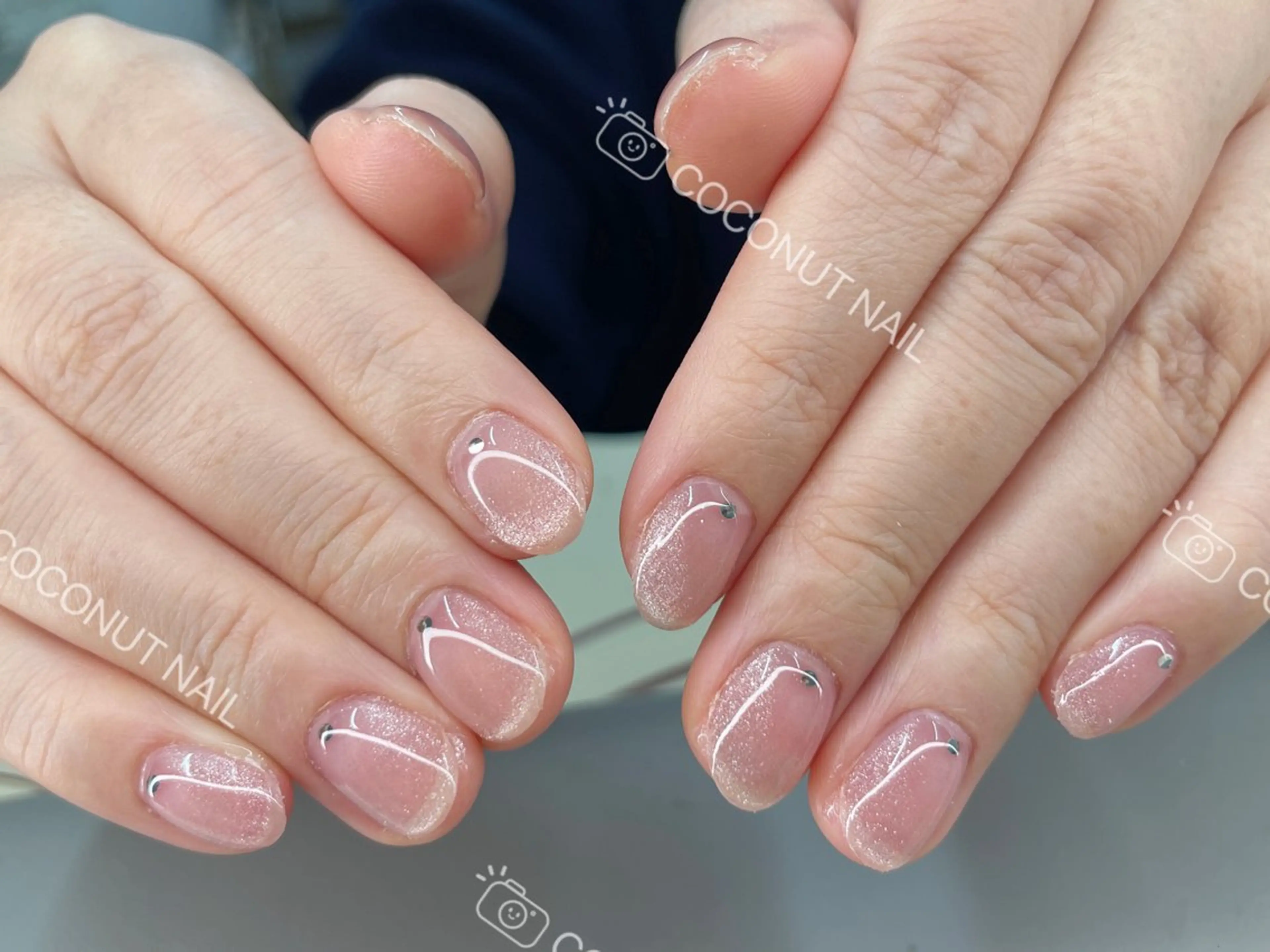 ネイル ハンドネイル 神田 ココナッツのネイルデザイン