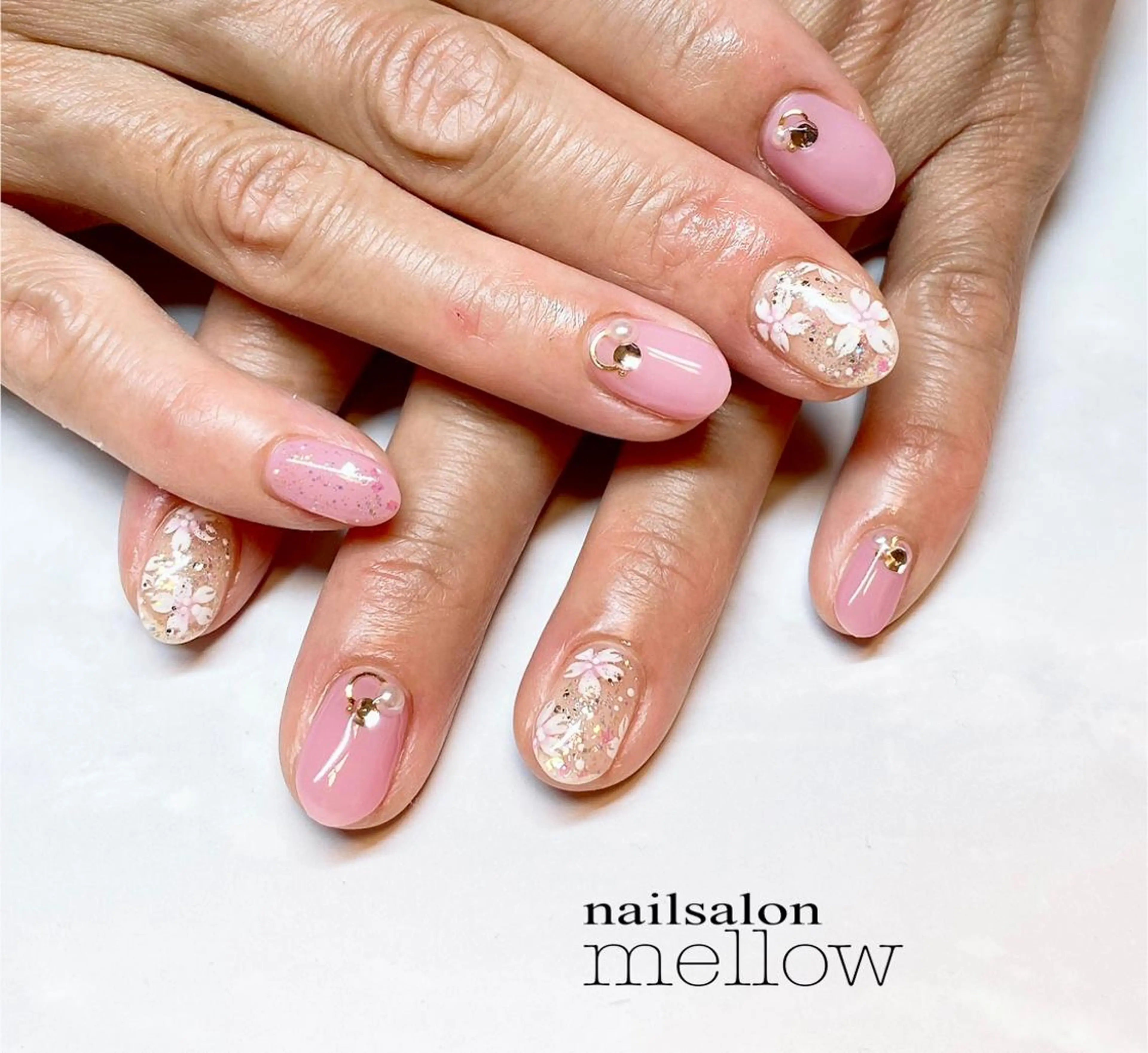 ネイル 桜ネイル 大山 浩美のネイルデザイン