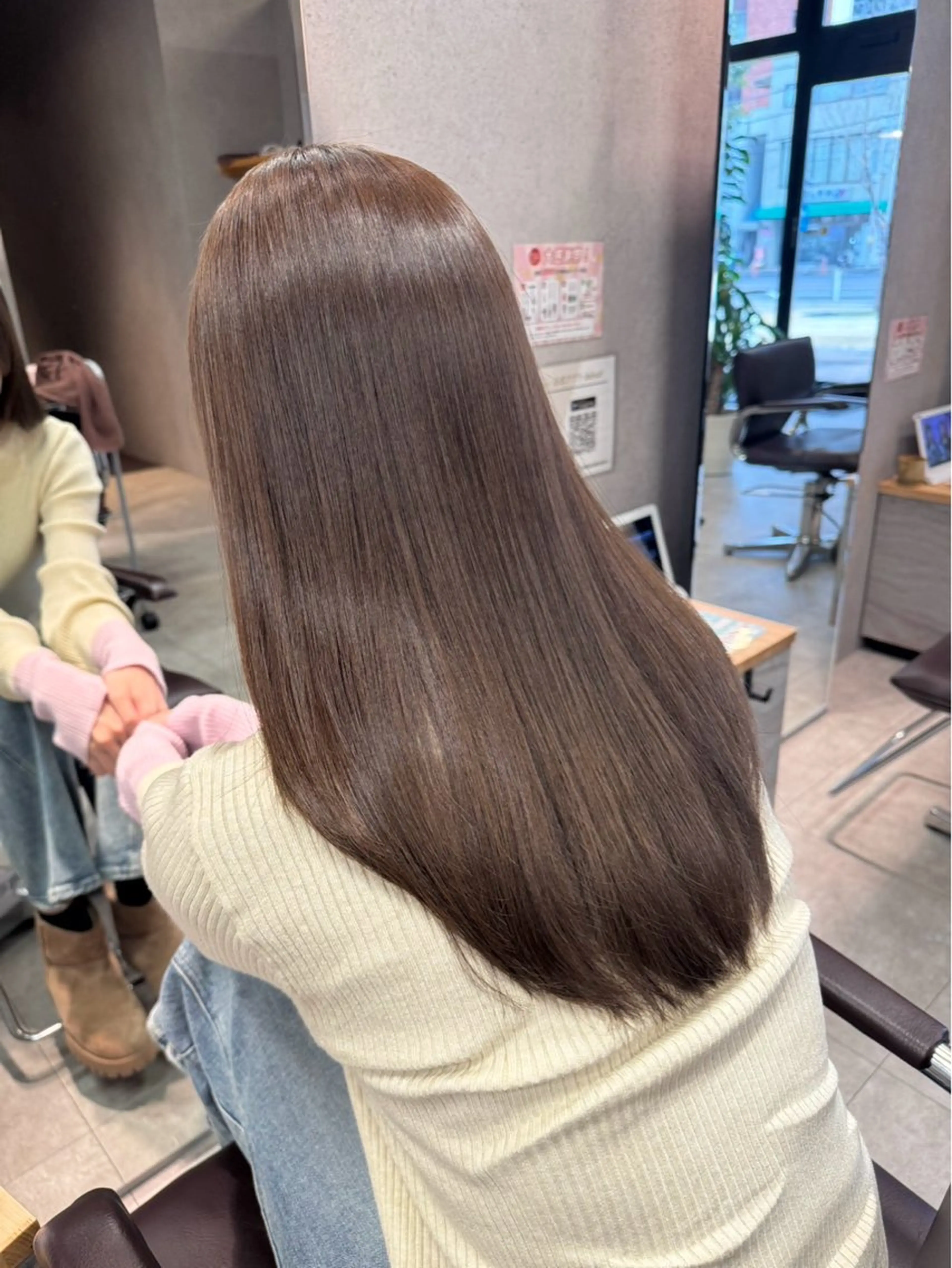 ロング ヘアカラー トリートメント over hair 池袋　yuriaのヘアスタイル
