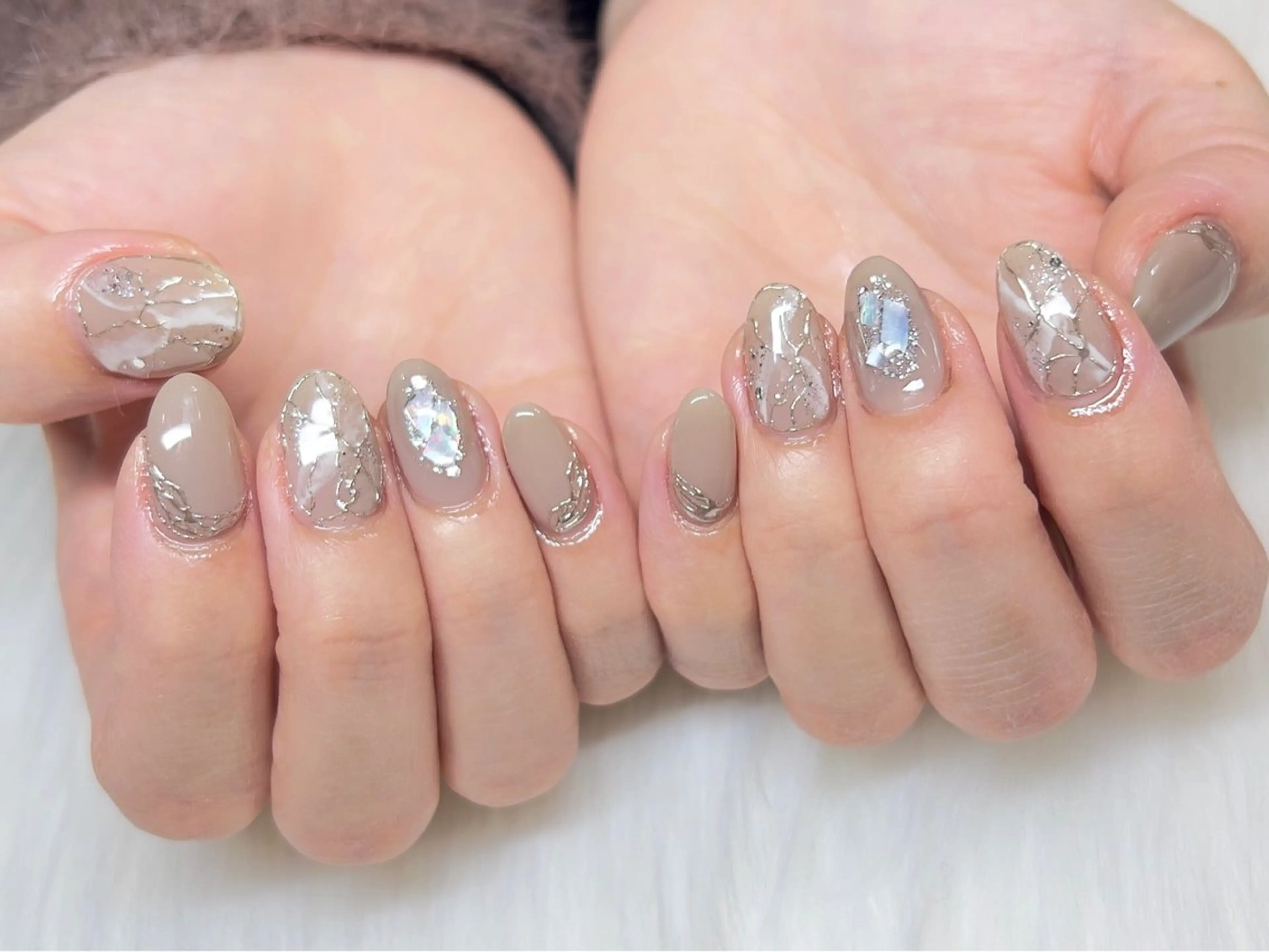 ネイル ハンドネイル ネイリストYuri シェルウェリナ船橋のネイルデザイン