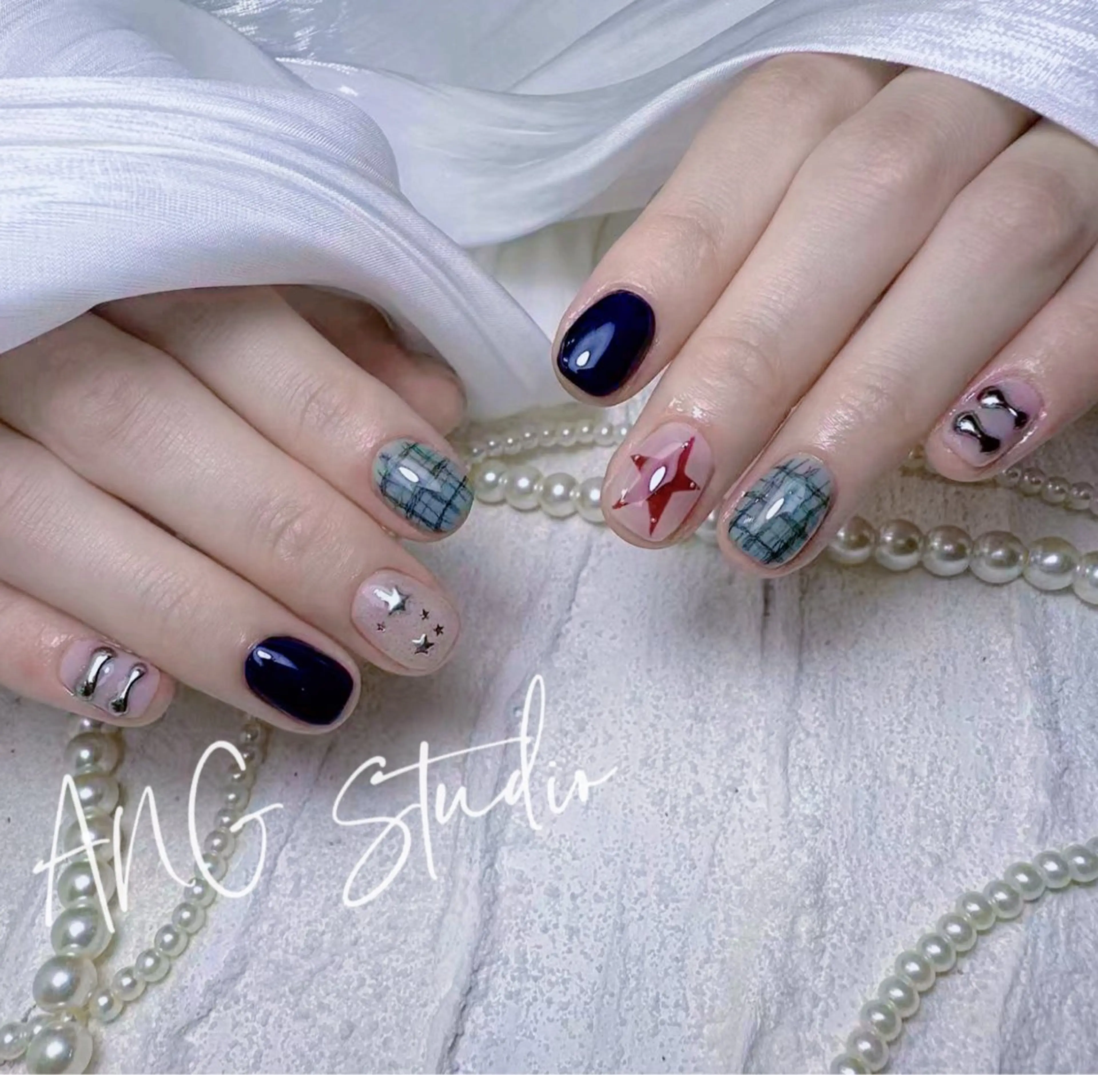 ネイル ハンドネイル ハンドケア ANG Studioのネイルデザイン