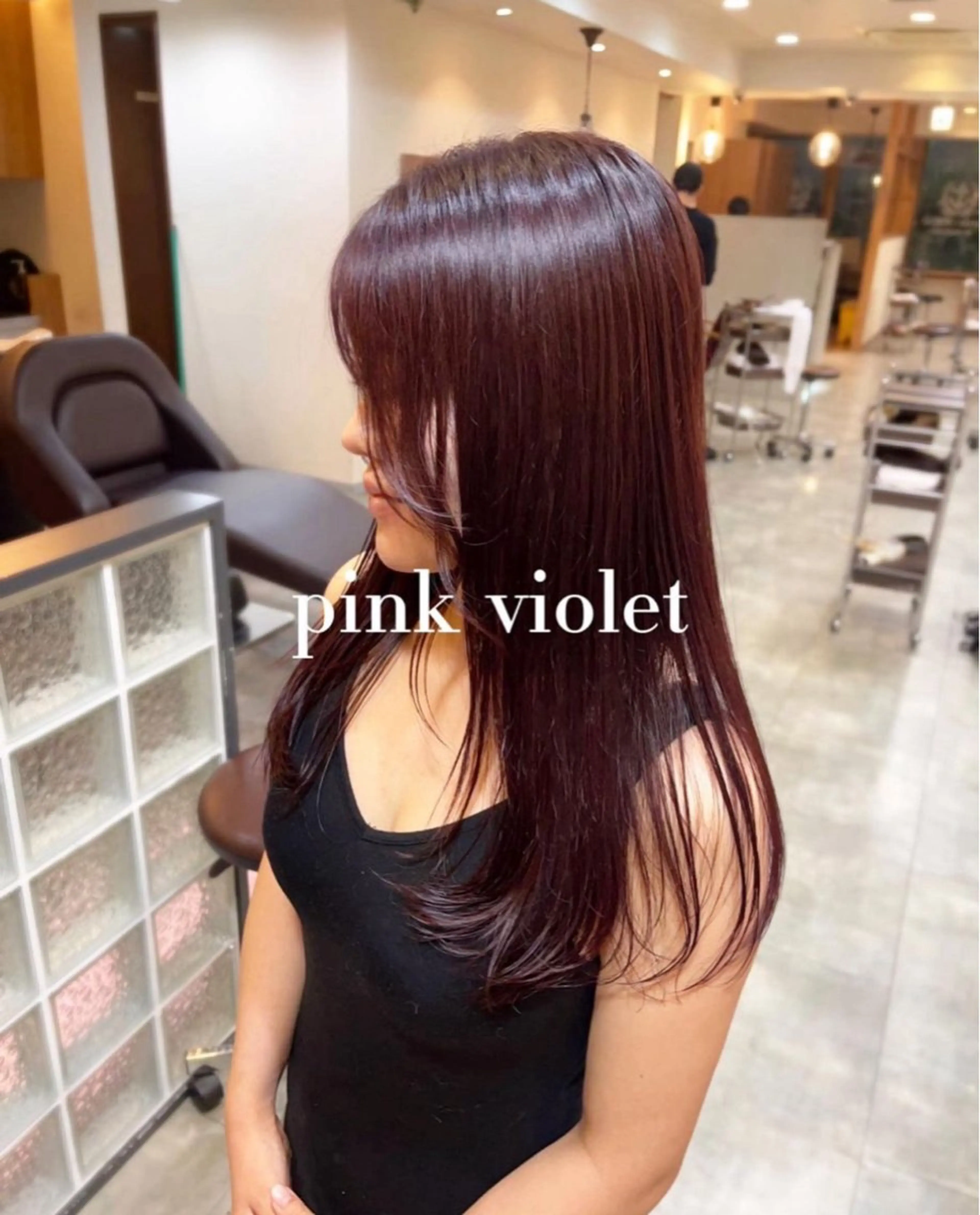 ロング カラー little×PORTO 元町店所属・藤本 あさひのヘアスタイル