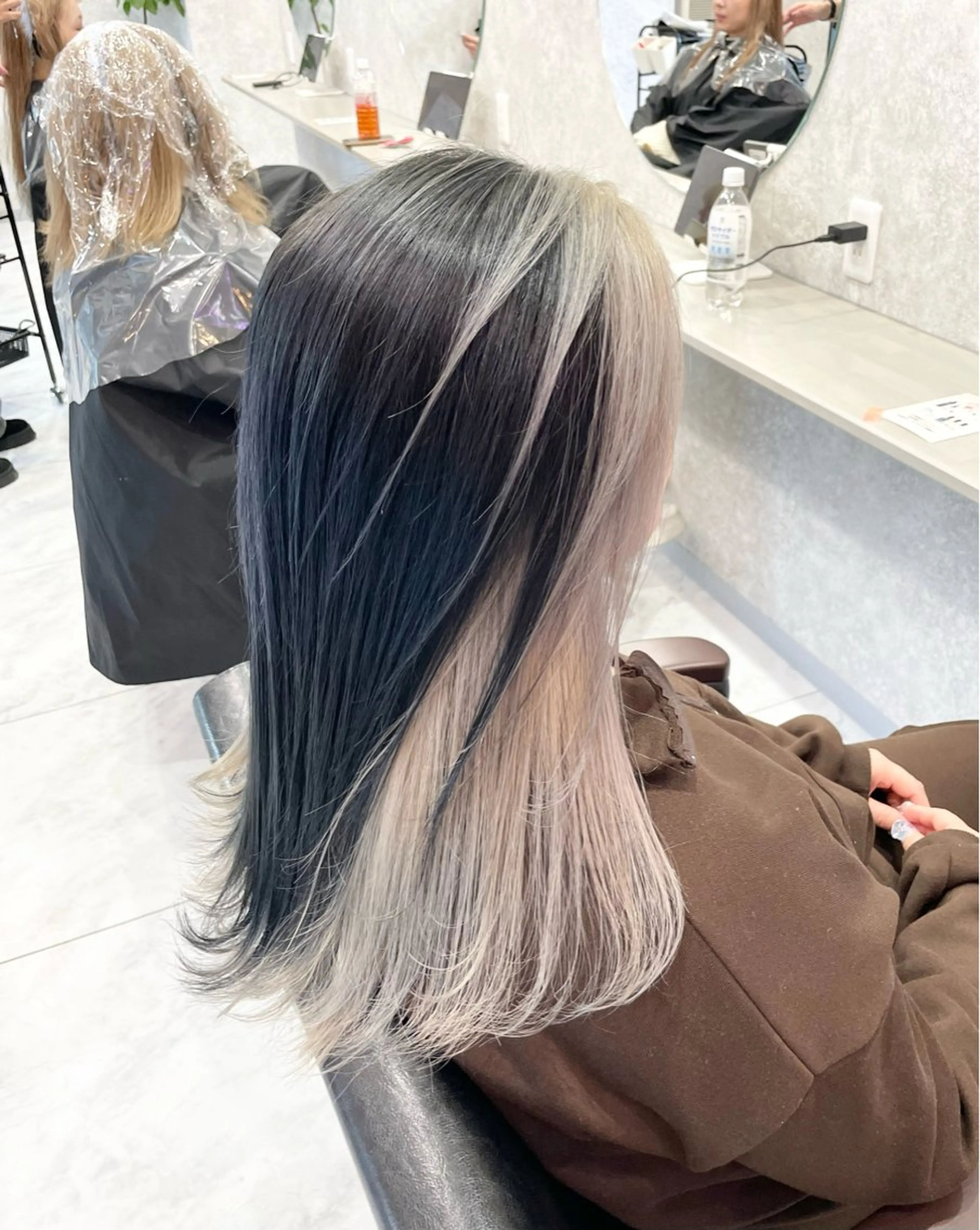 セミロング 🦋ハイトーン🦋 石山 希理🦋のヘアスタイル