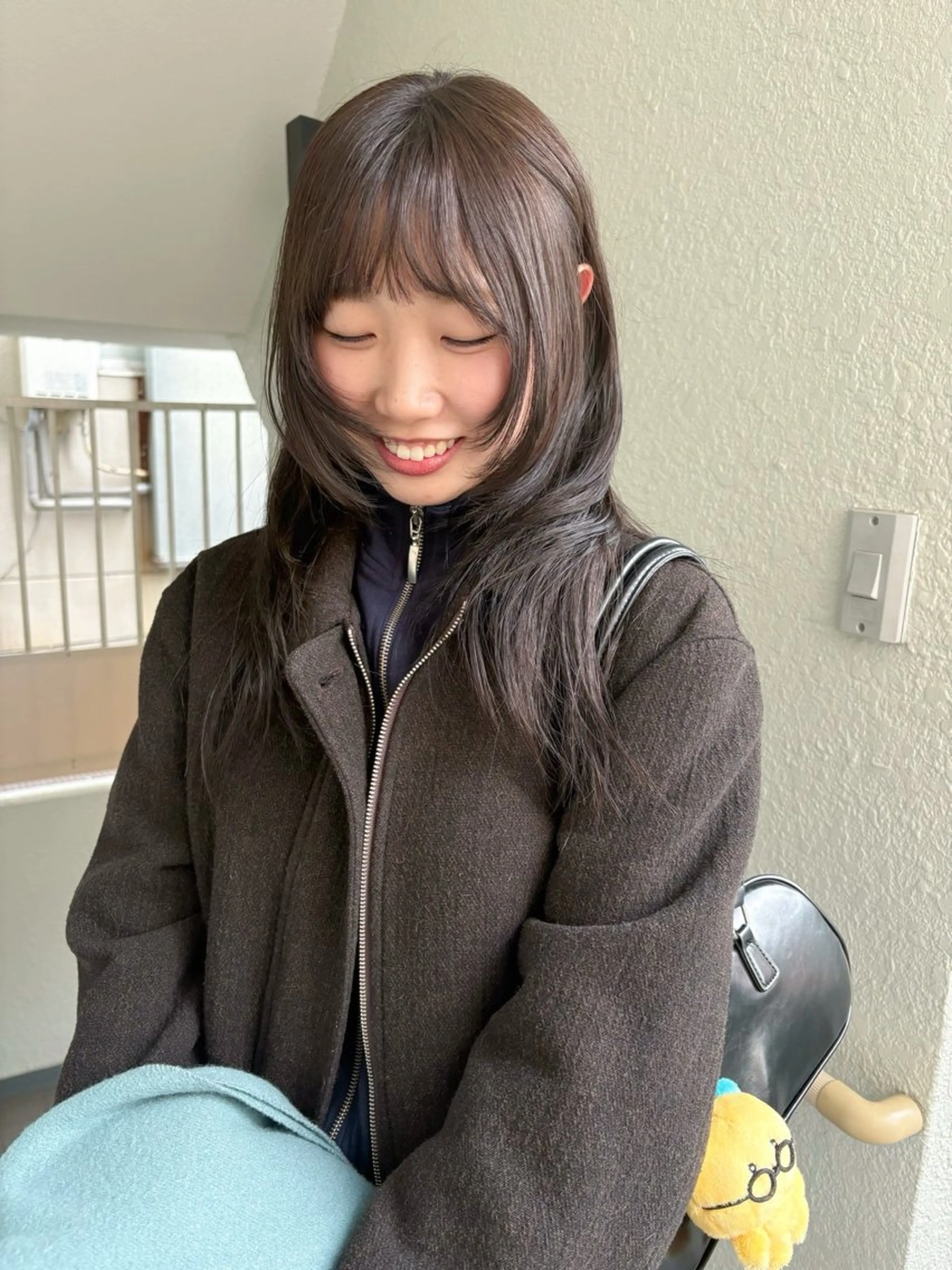 ロング カラー カット レイヤーカット🍏 パーマ/ののかのヘアスタイル