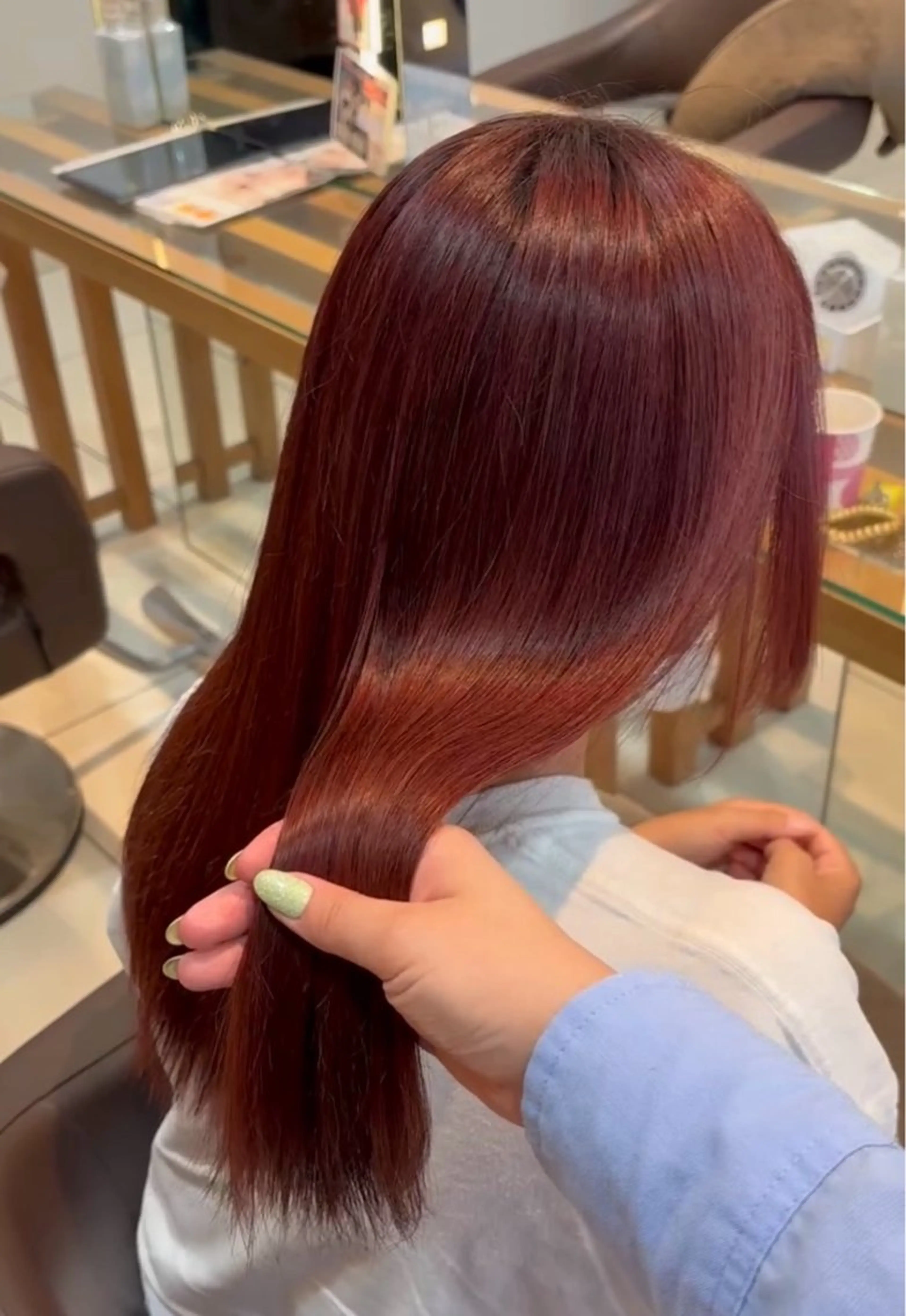 ロング カラー 🎀カットカラーモ デル募集/あゆり🎀のヘアスタイル