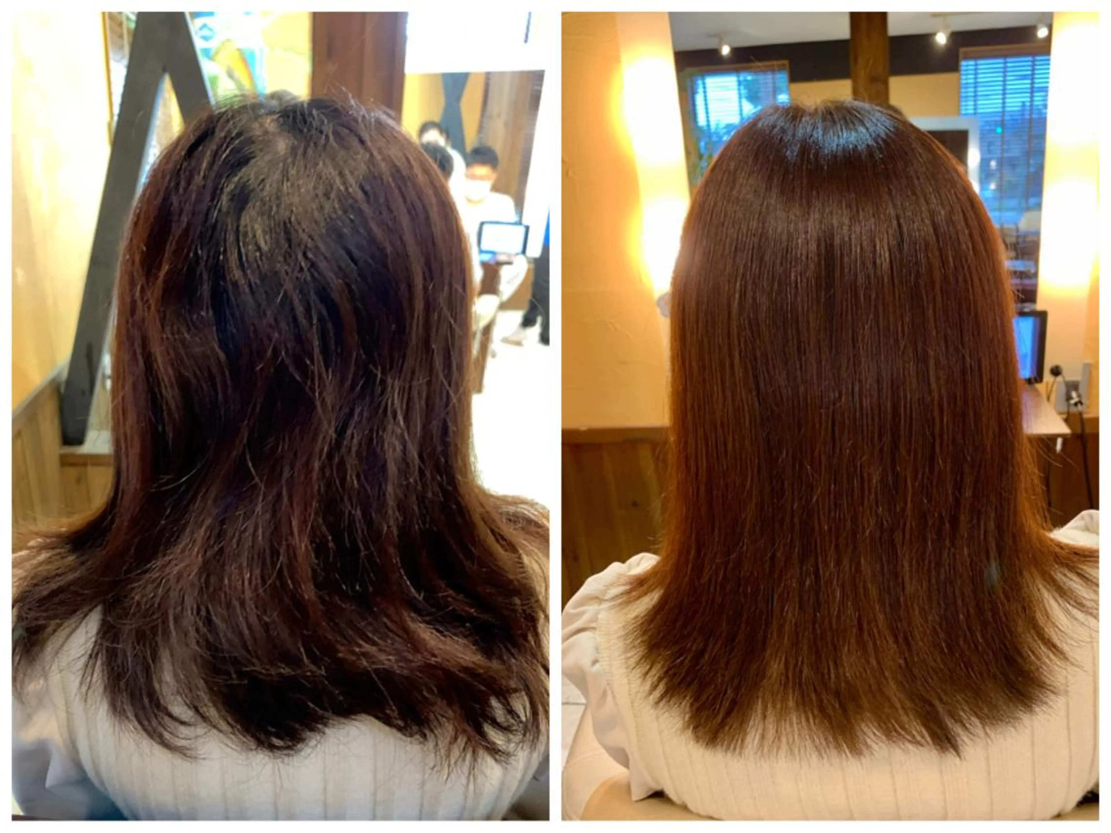 ロング カット 縮毛矯正 縮毛矯正/髪質改善 飯田公祐のヘアスタイル