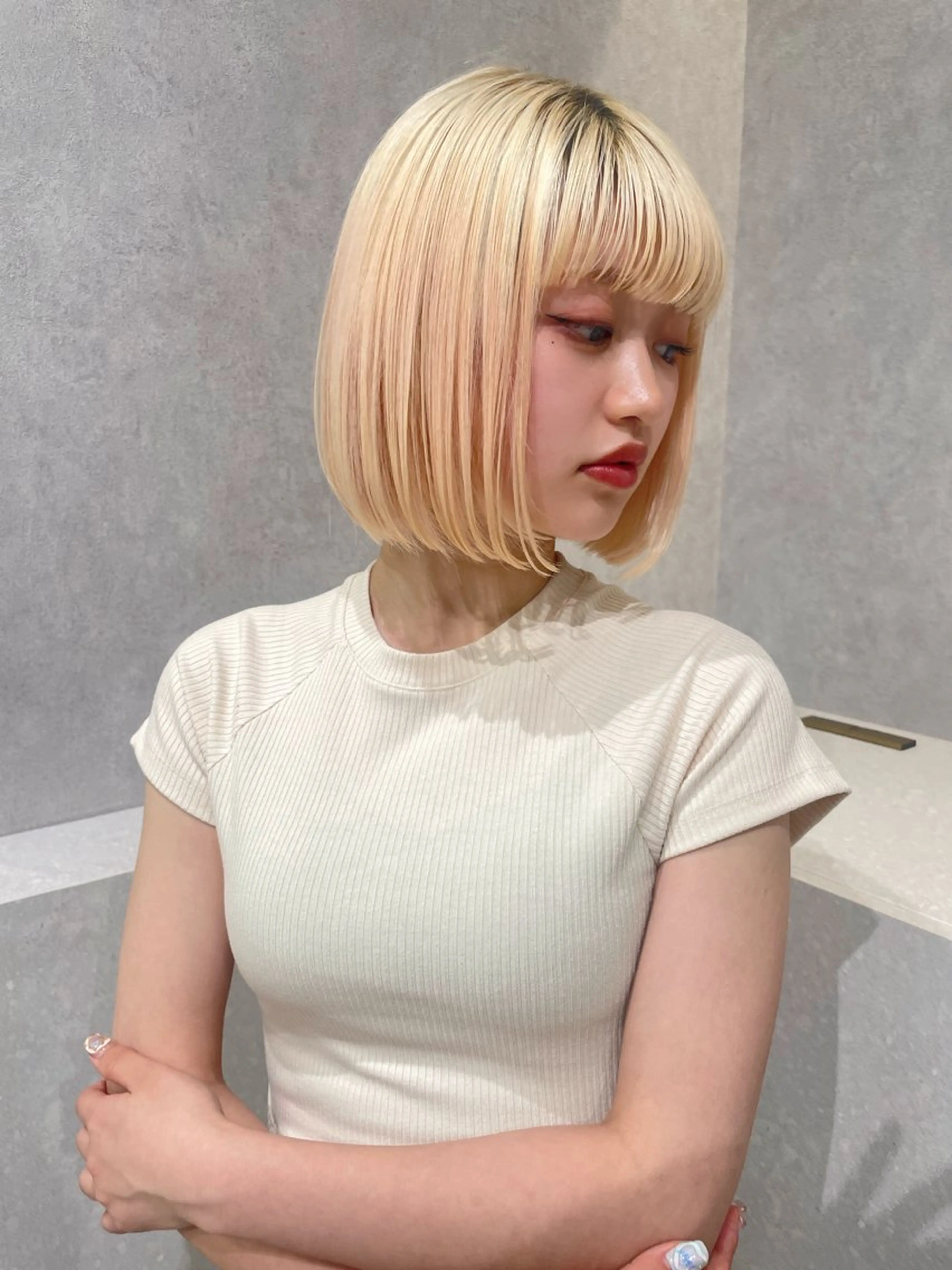 ショート 三鷹で1番ショート ボブをカットする新谷のヘアスタイル