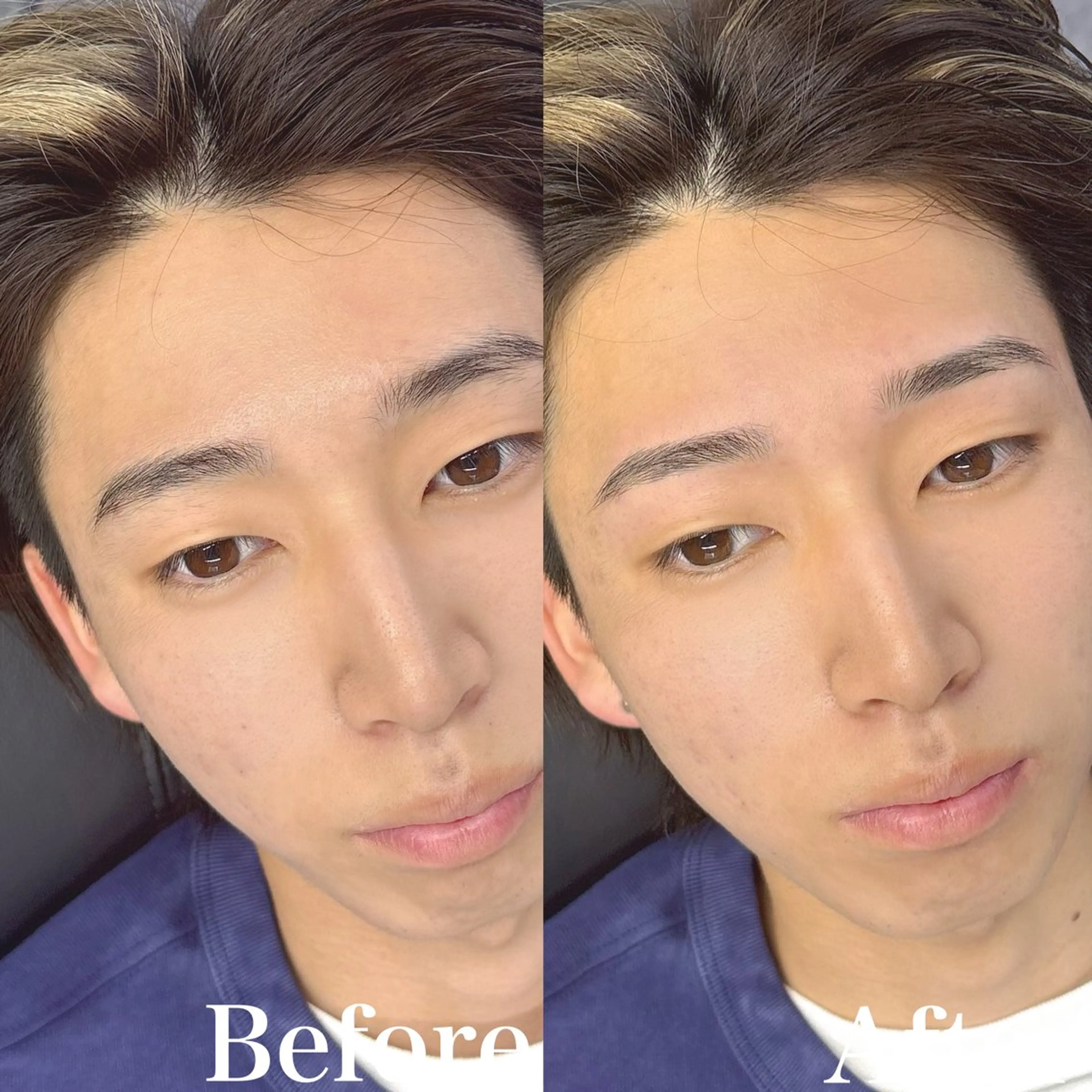 メンズ アイブロウ ワックス脱毛 眉カット 8日空きあり Yusukeの眉毛・アイブロウイメージ