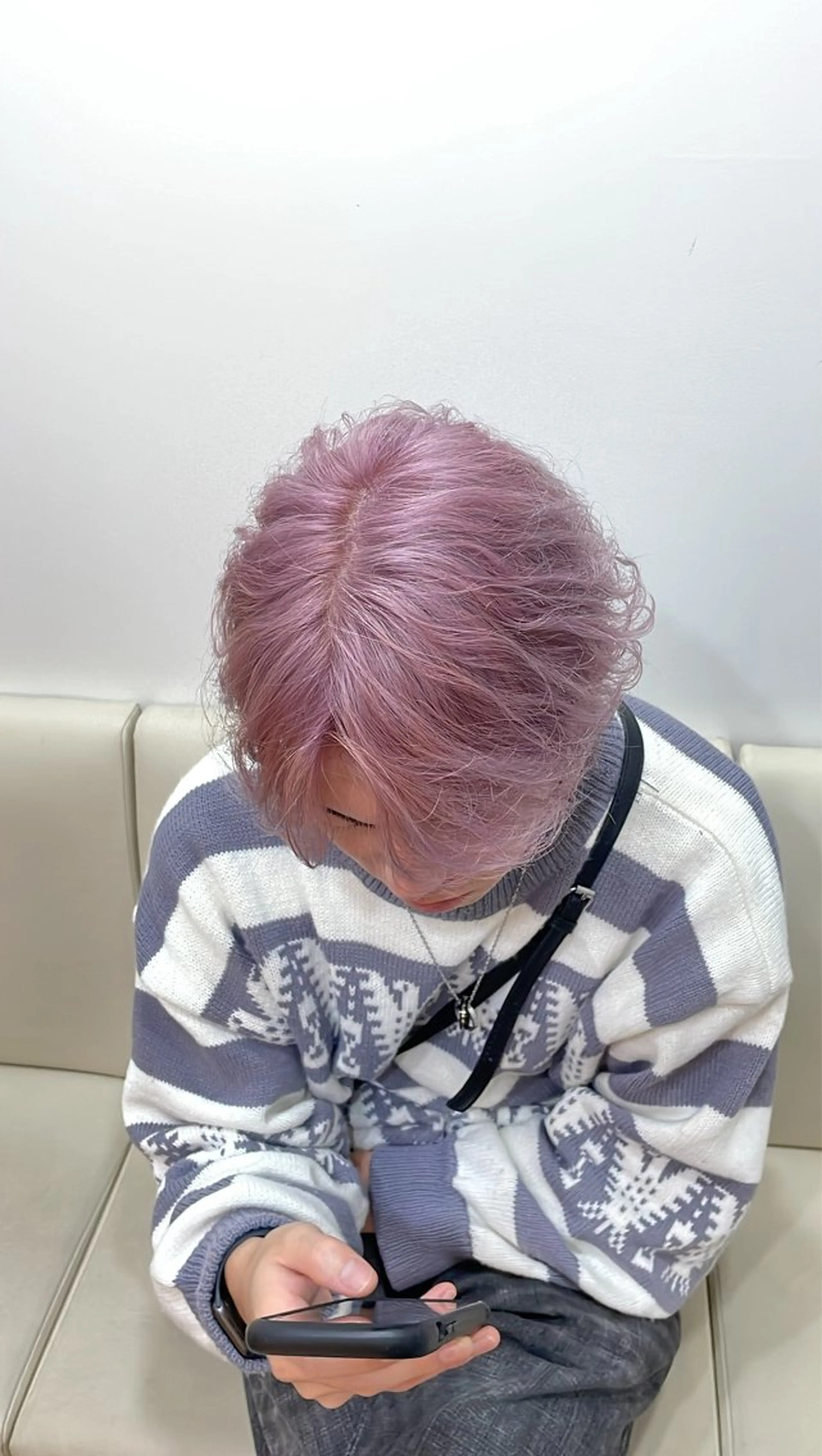 カラー メンズ カマタ ハルキのヘアスタイル