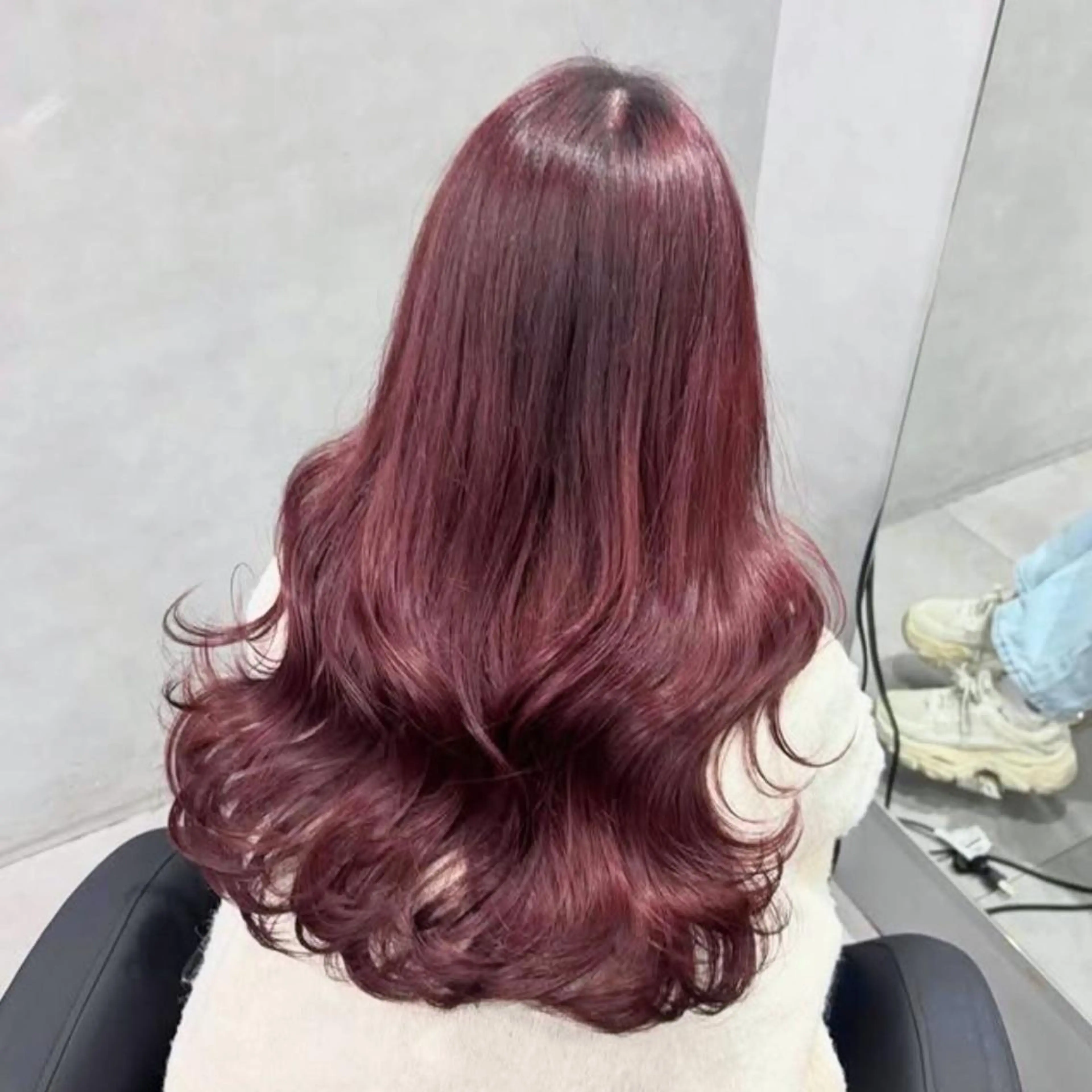 セミロング カラー ブリーチ ダブルカラー ピンクカラー ヘアカラー 顔周り🌸ジエクト 🌸濱吉優希🌸のヘアスタイル