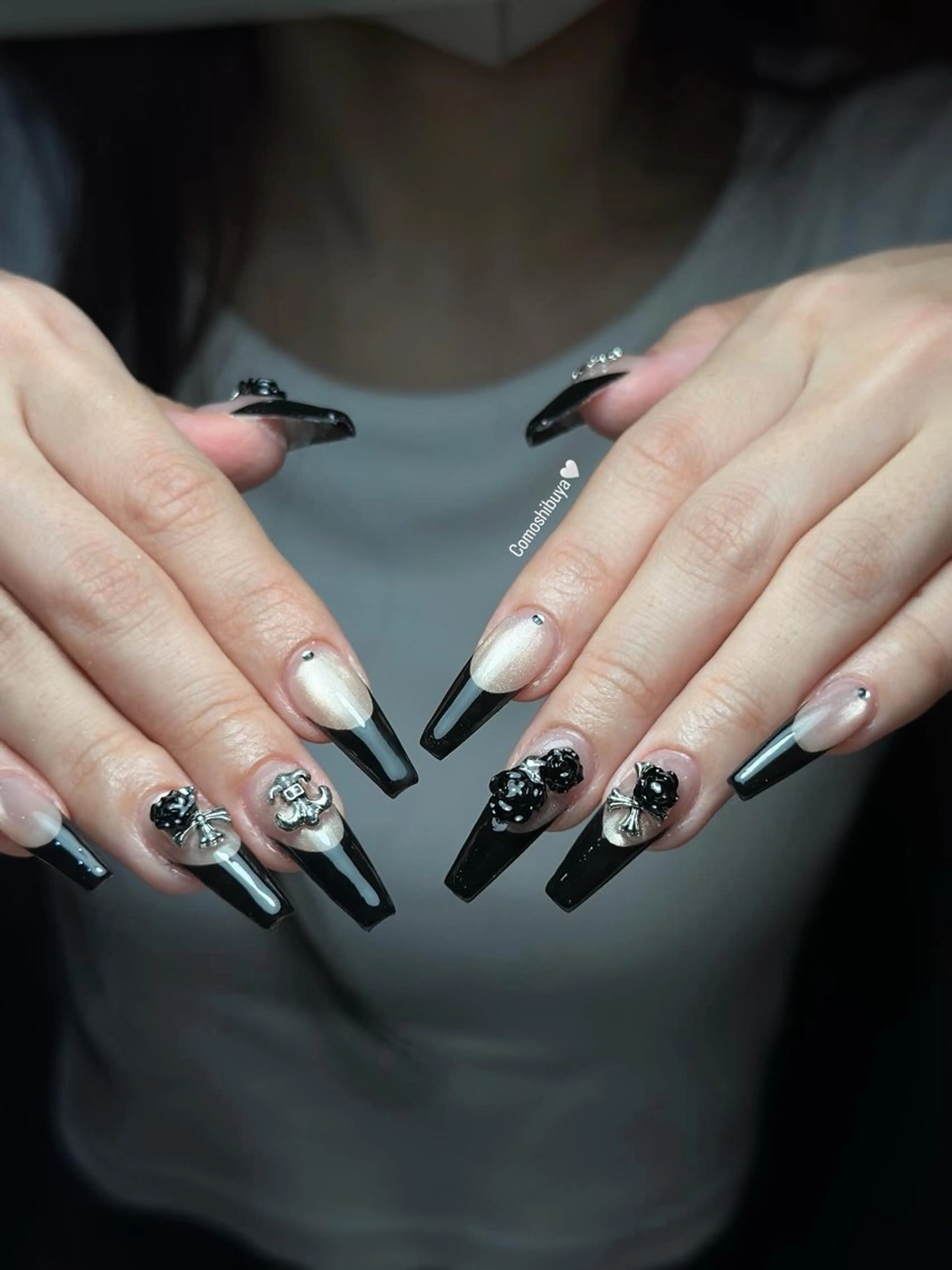 ネイル 韓国ネイル シンプルネイル ワンホンネイル ハンドネイル CoMo Nailのネイルデザイン