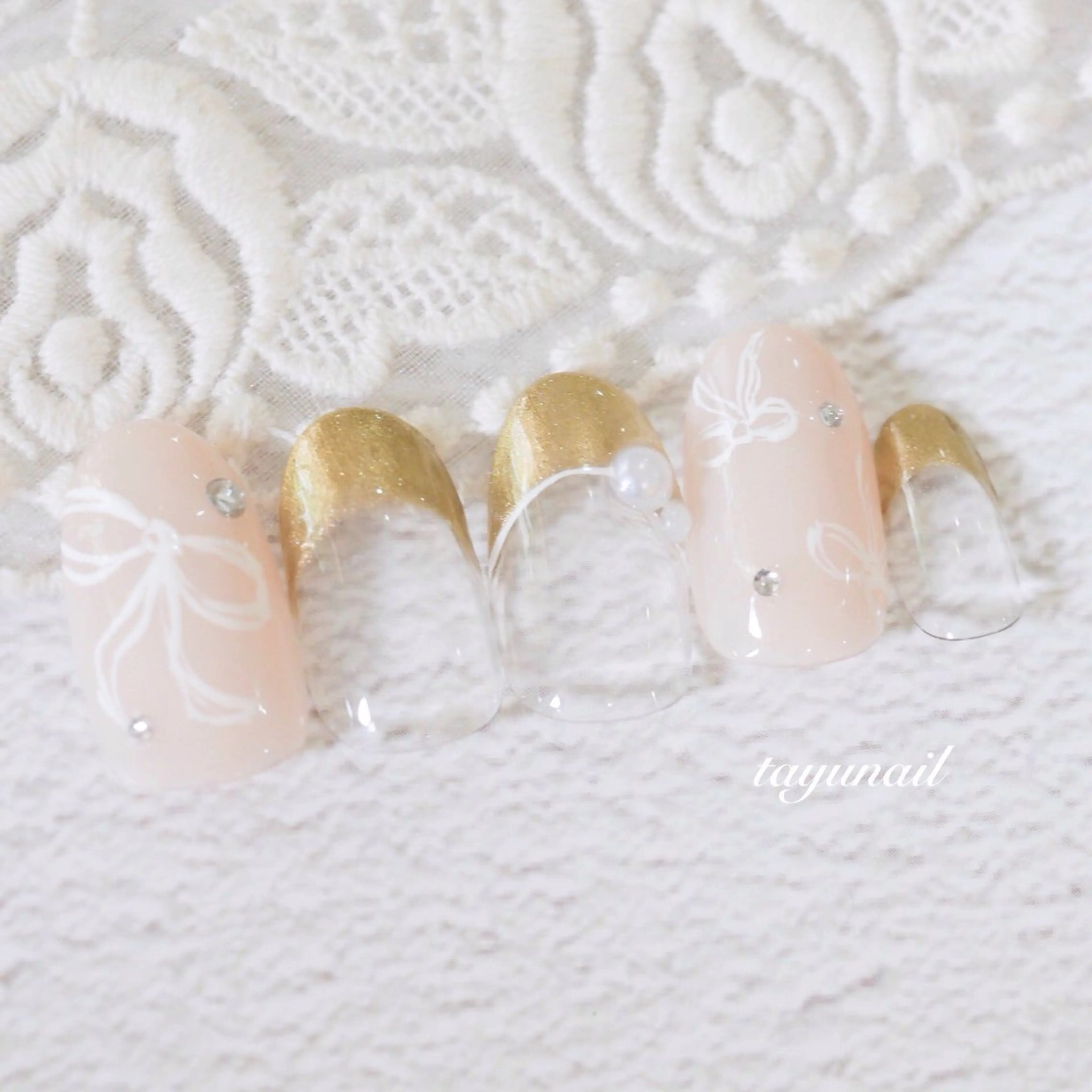 ネイル アートネイル ジェルネイル パラジェル ハンドネイル ネイルサロン・ネイルスクール　たゆnail所属・ネイルサロン 【たゆnail】のネイルデザイン