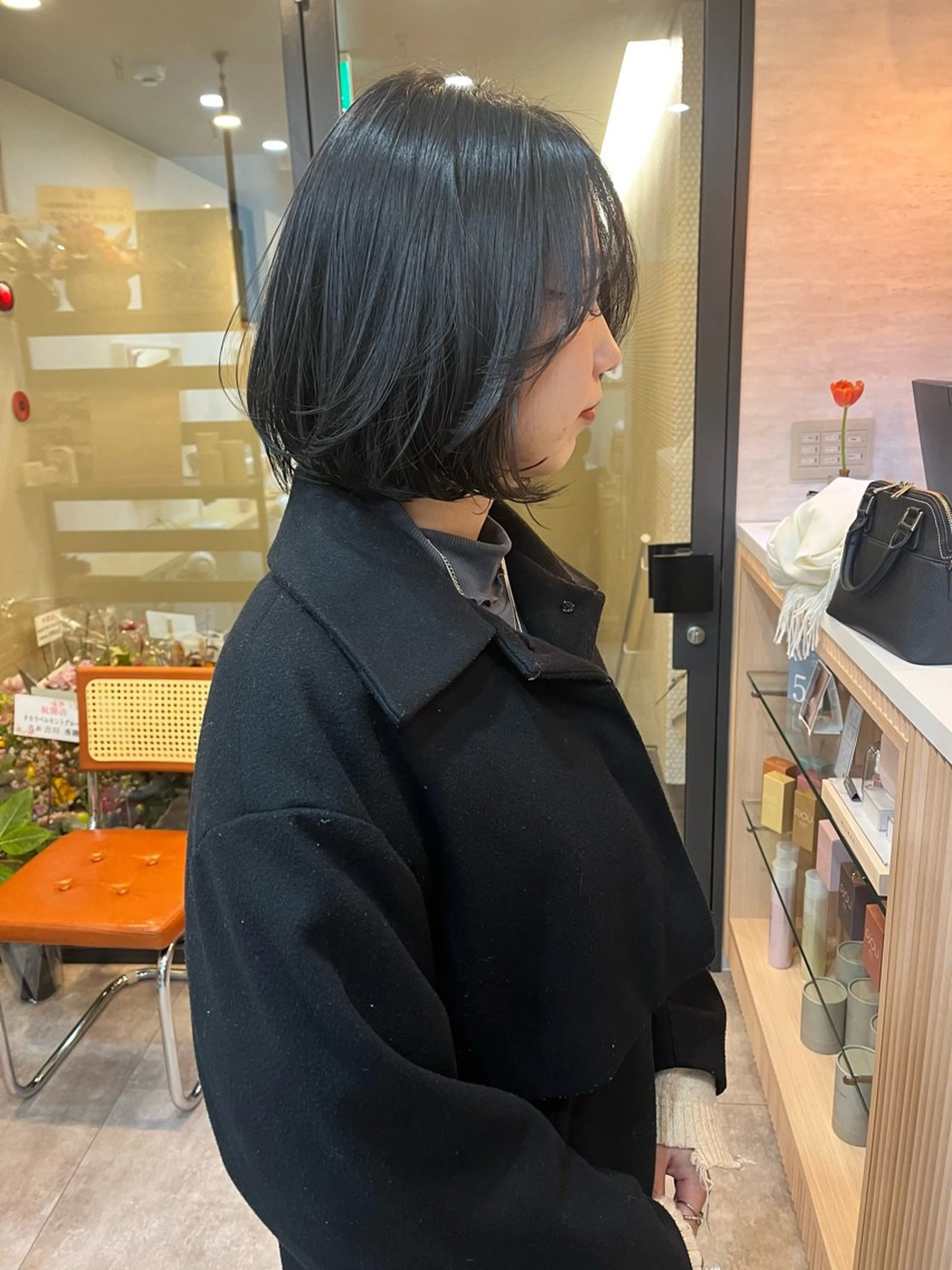 ショート レイヤー/暖色/ 髪質改善/永礼芳果のヘアスタイル