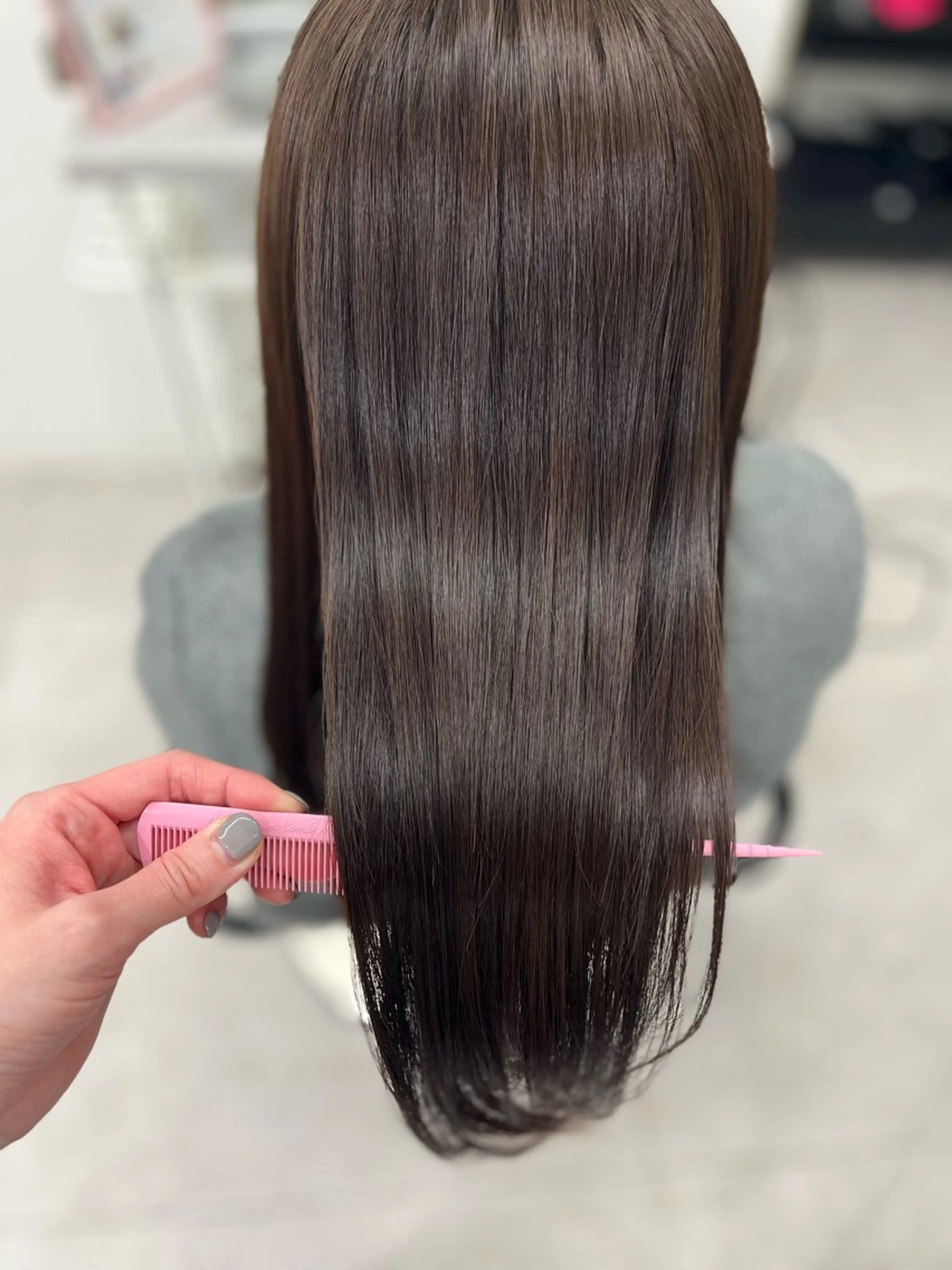 ロング カラー ブラウンカラー カット ヘアカラー トリートメント 🫧ぷる艶カラー🫧 Yuubi🦩のヘアスタイル