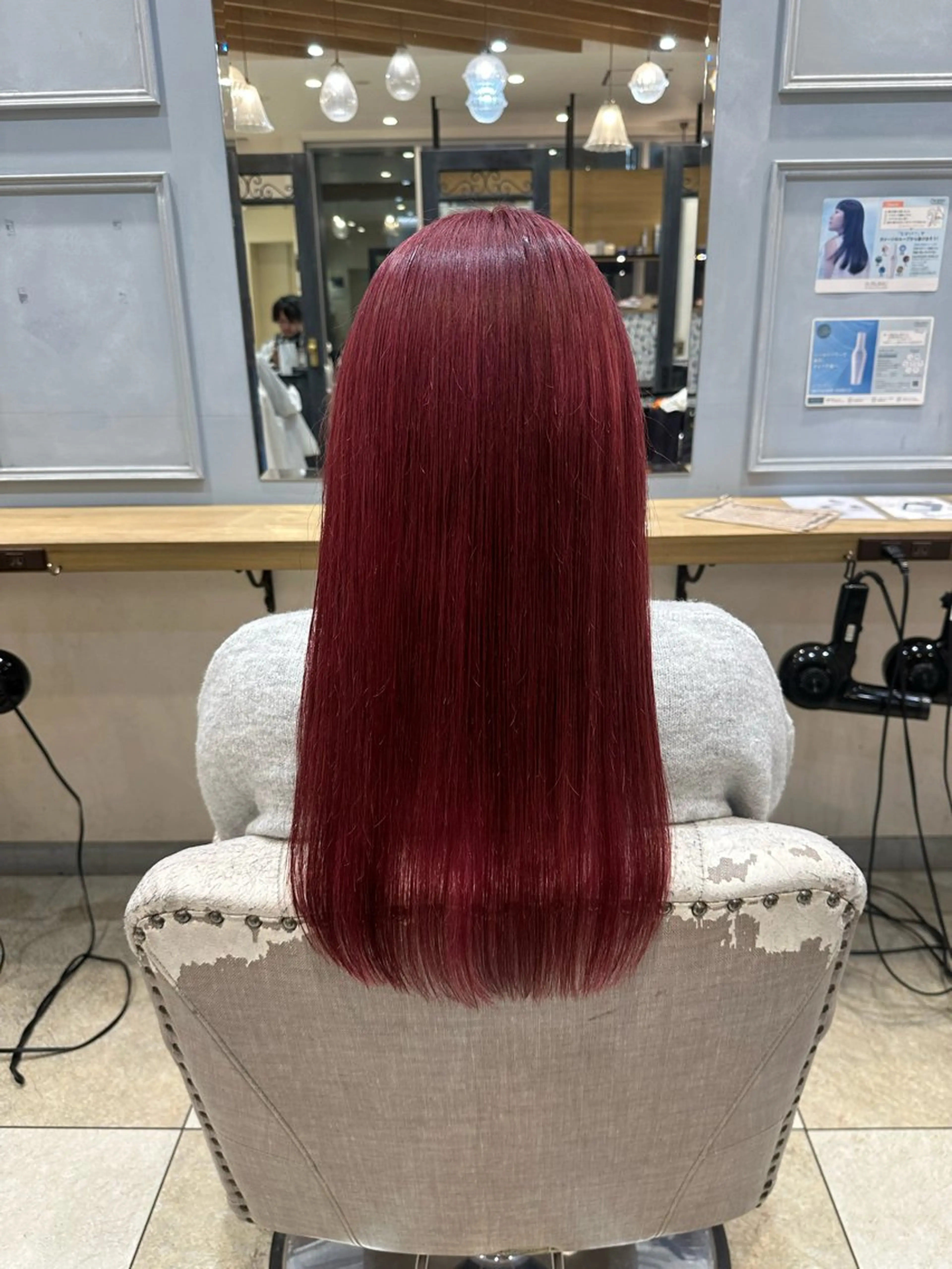 ロング カット ヘアカラー 川上有海 🦋透明感カラー🦋のヘアスタイル