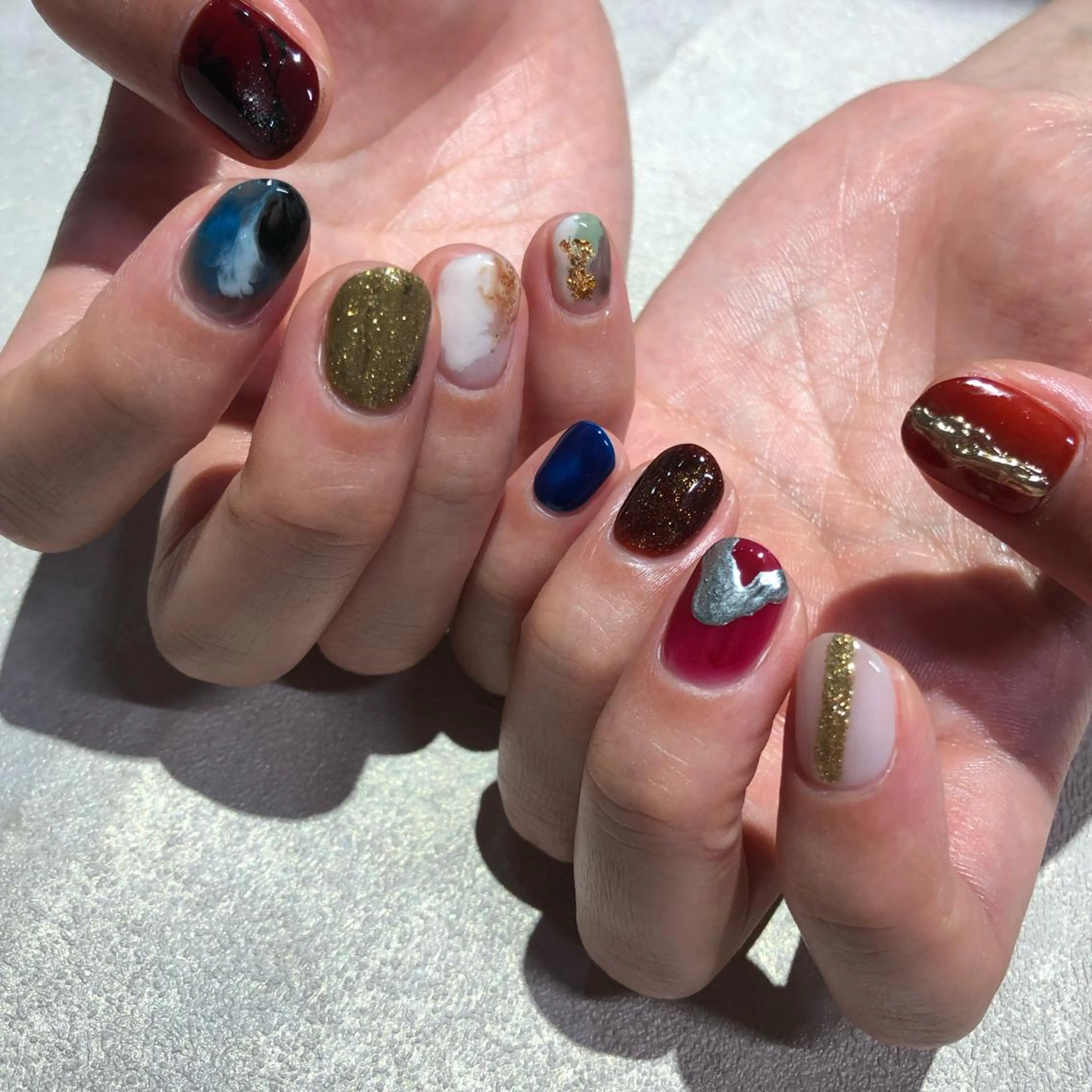 ネイル ハンドネイル フットネイル ハンドケア Miyagi Asamiのネイルデザイン