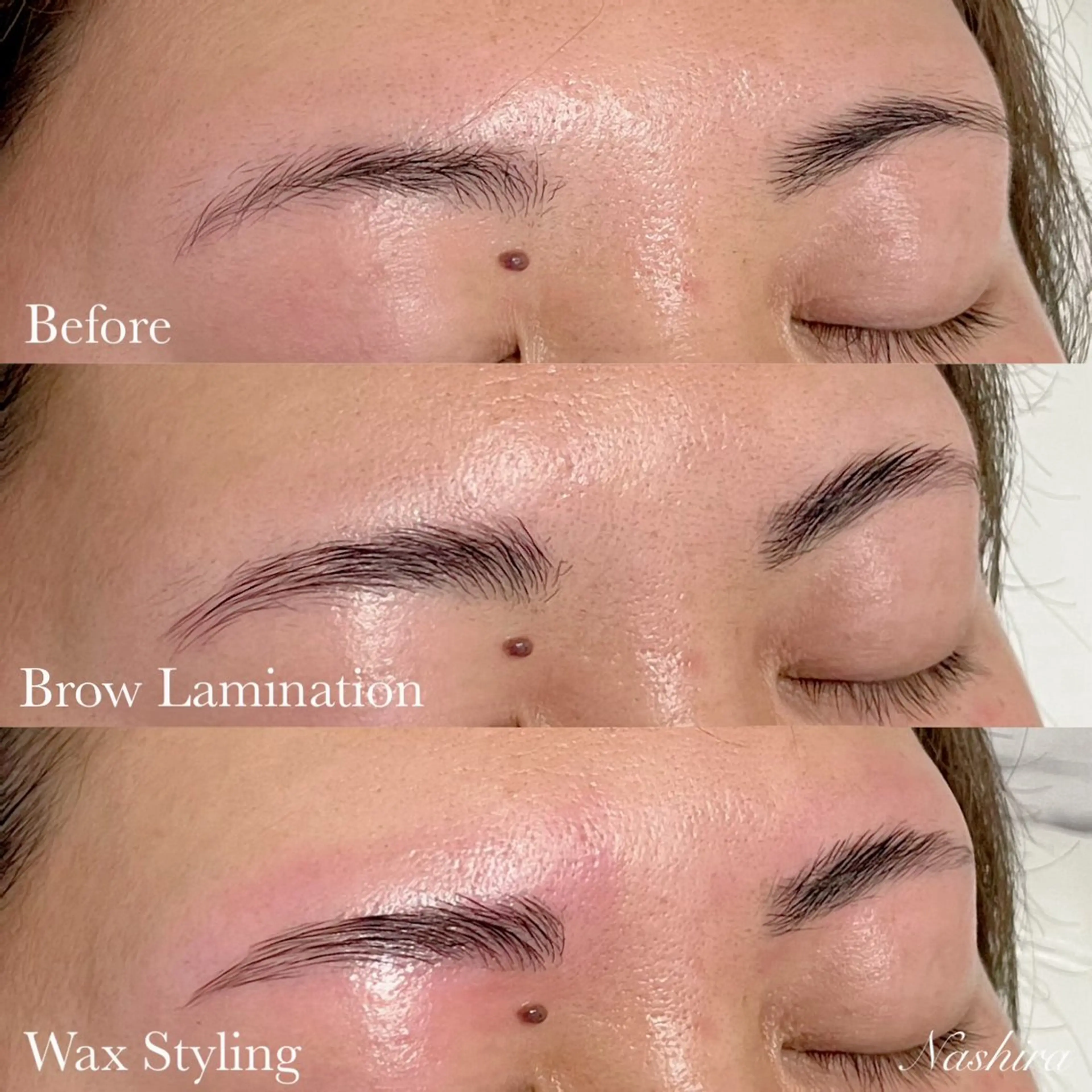 アイブロウ 眉毛ワックス脱毛 その他(アイブロウ) Nashira所属・Nashira moeのネイルデザイン