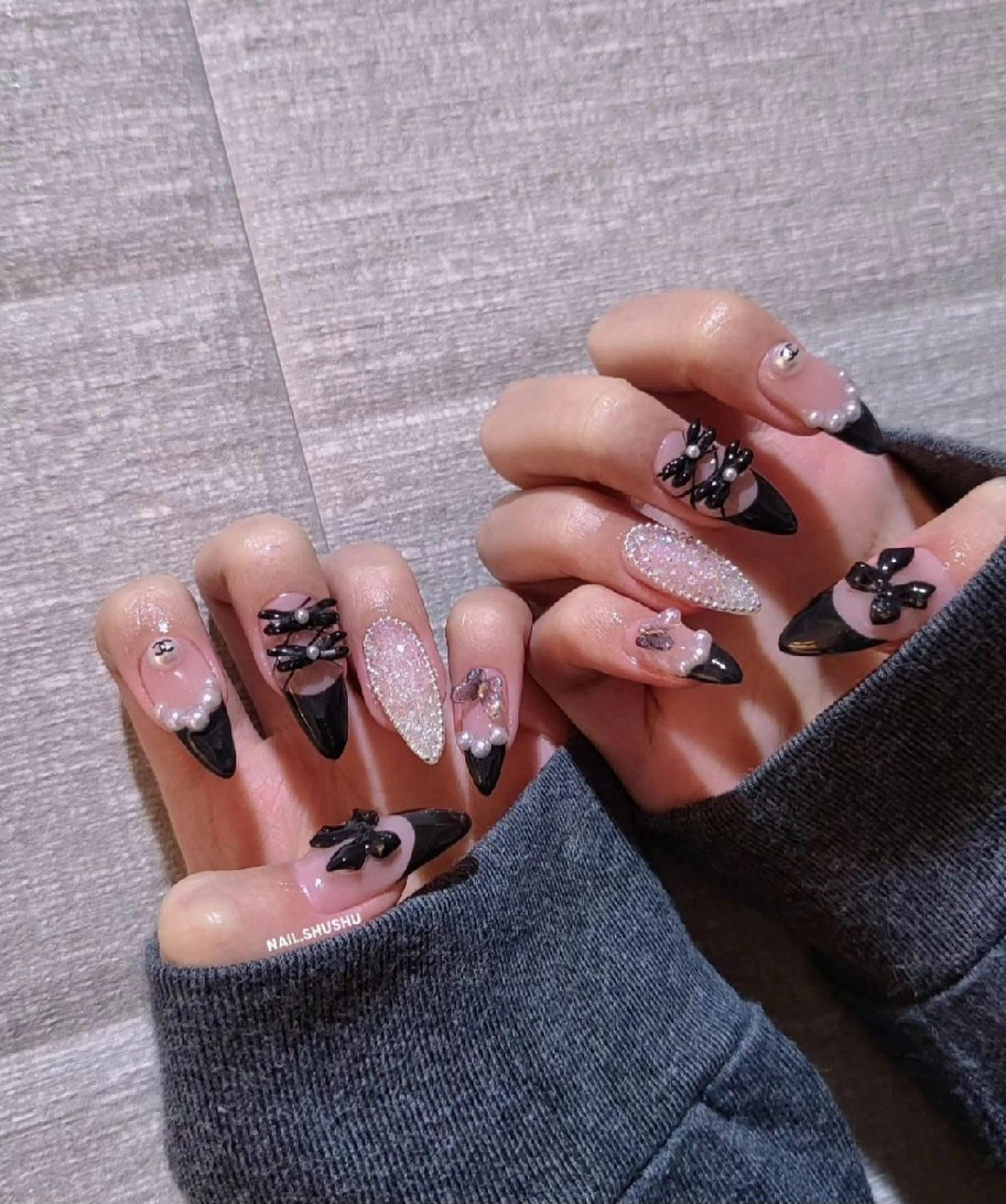 ネイル 3dパーツ/流行り 👧shushu❤️のネイルデザイン