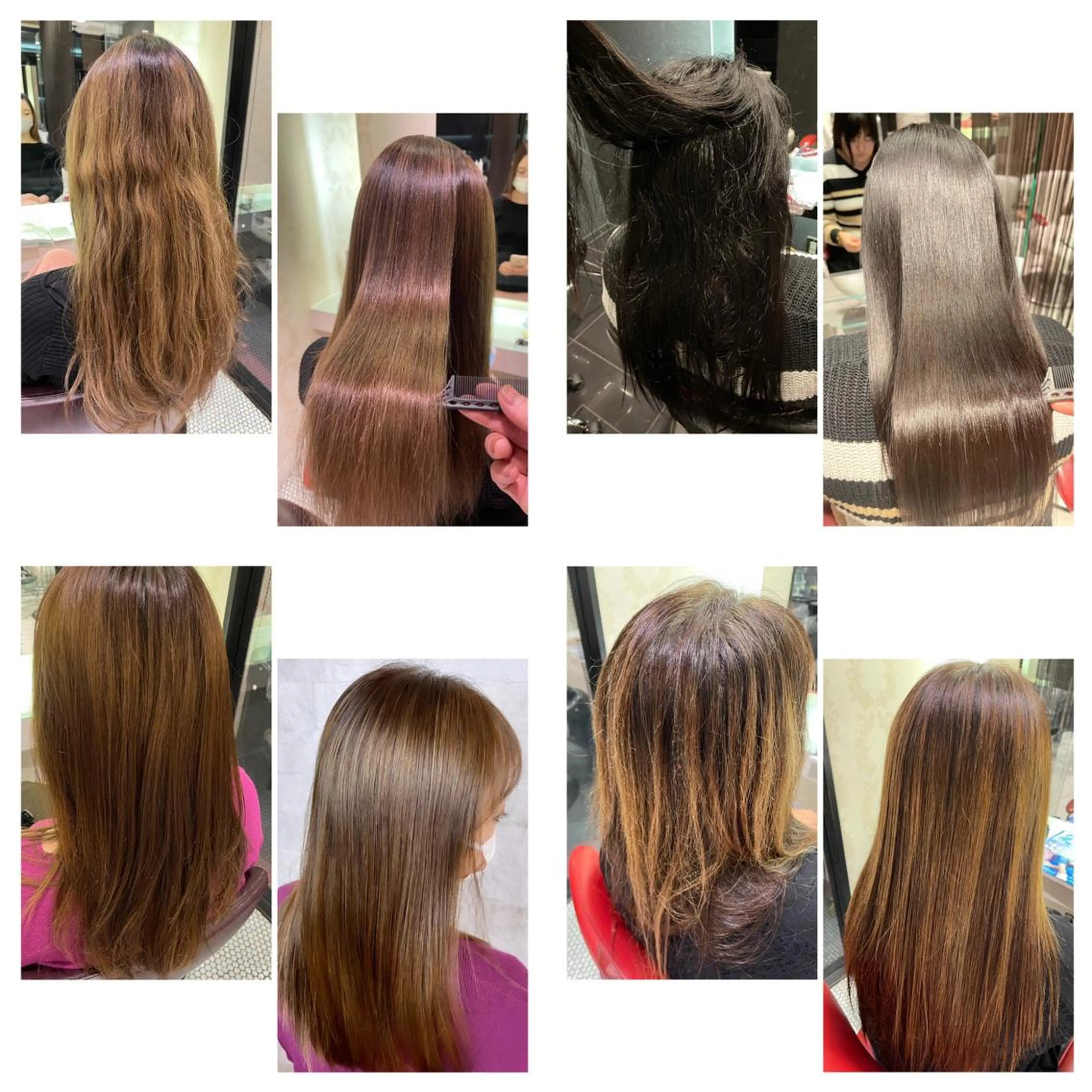 セミロング 髪質改善 縮毛矯正 ✨美髪矯正の専門家✨ 髪質改善　松村のヘアスタイル