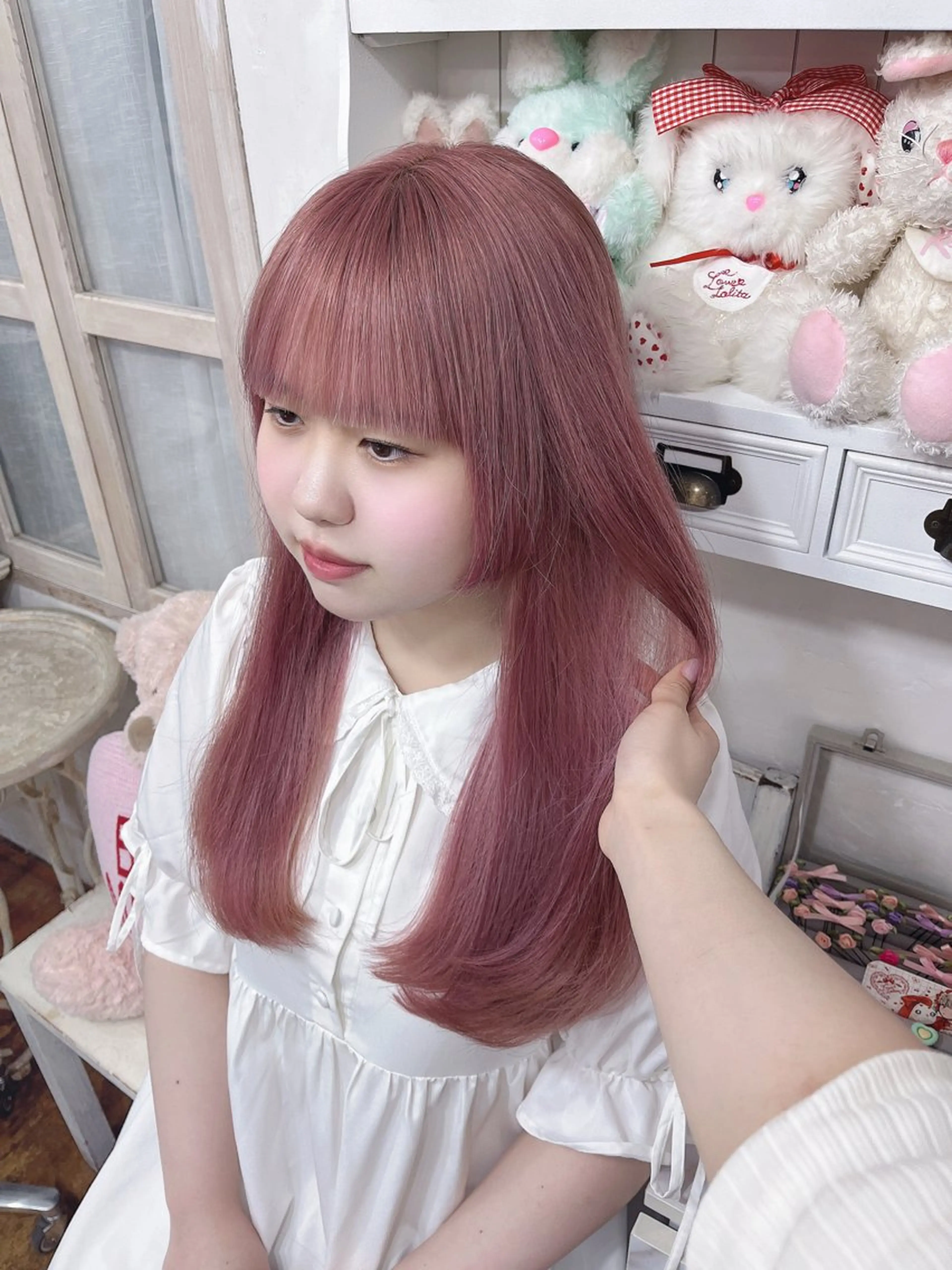 🎀ペールトーン、複雑履歴の方はこちら🎀前髪カット+2ブリーチ+カラー+トリートメントの写真