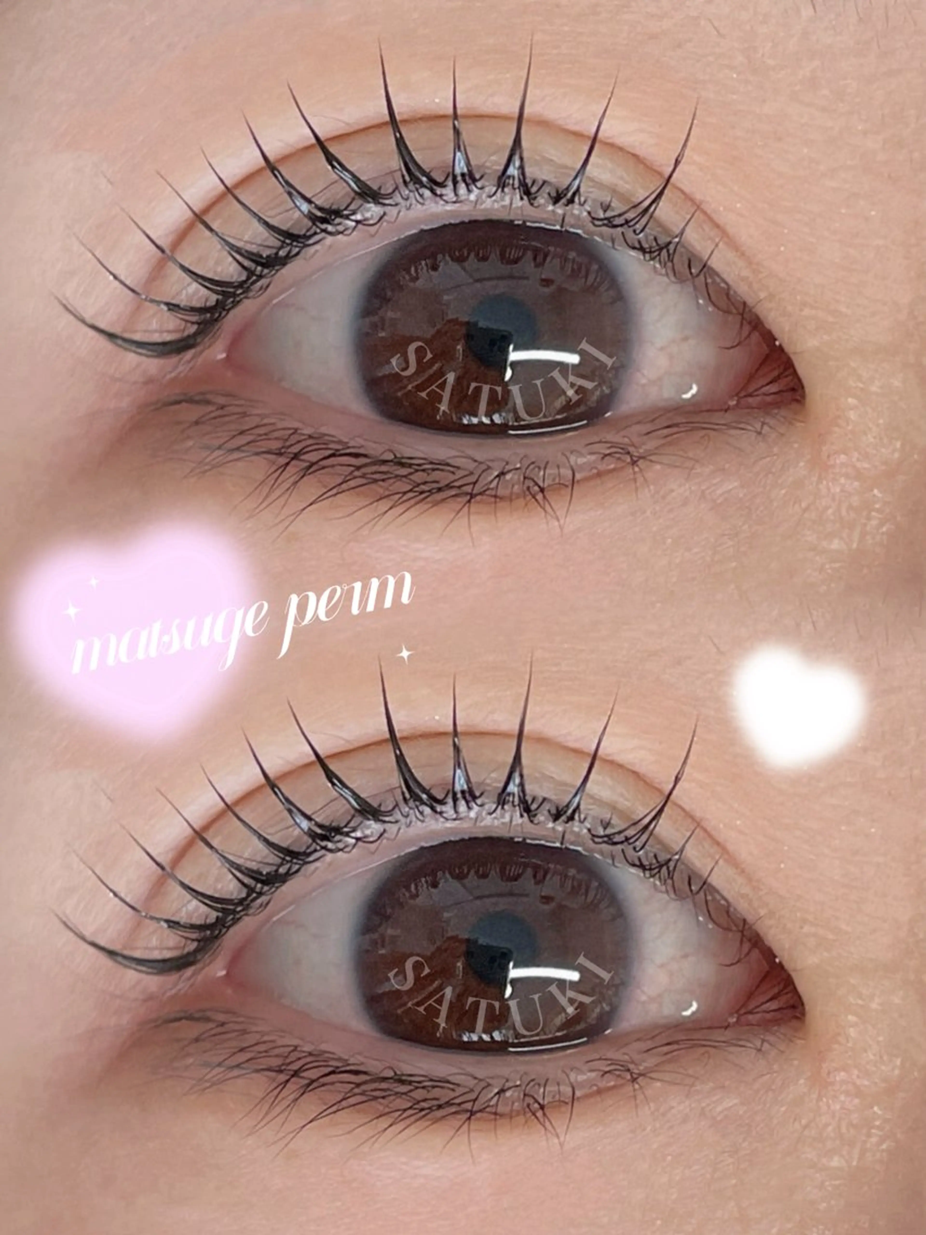 マツエク・マツパ マツパ Hair＆Eyelash SATUKI所属・永柳 香織のマツエク・マツパデザイン