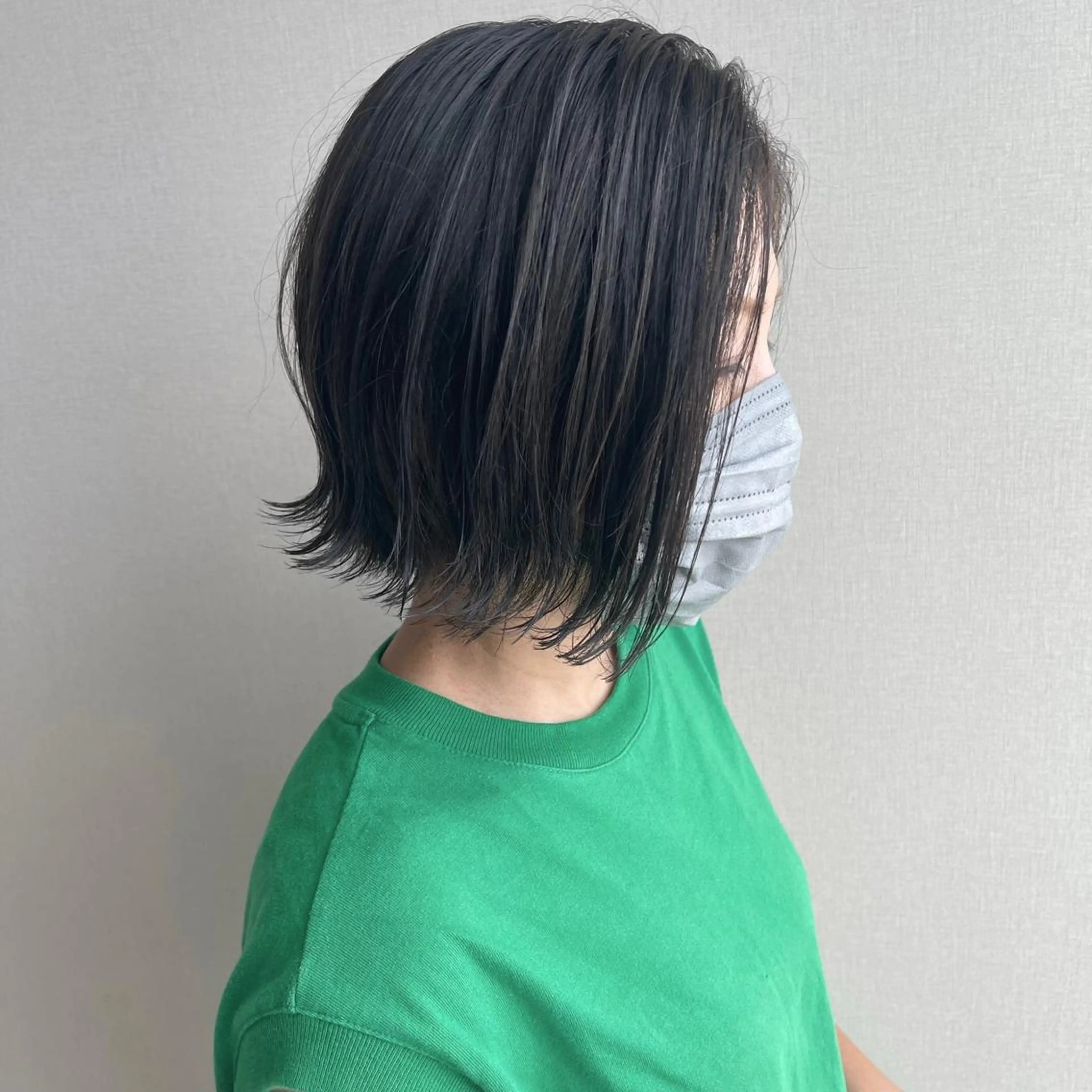 ショート カラー ボブ 砂川朱音⌇鶴見区横堤 ⌇抜け感ヘア⌇韓国風のヘアスタイル