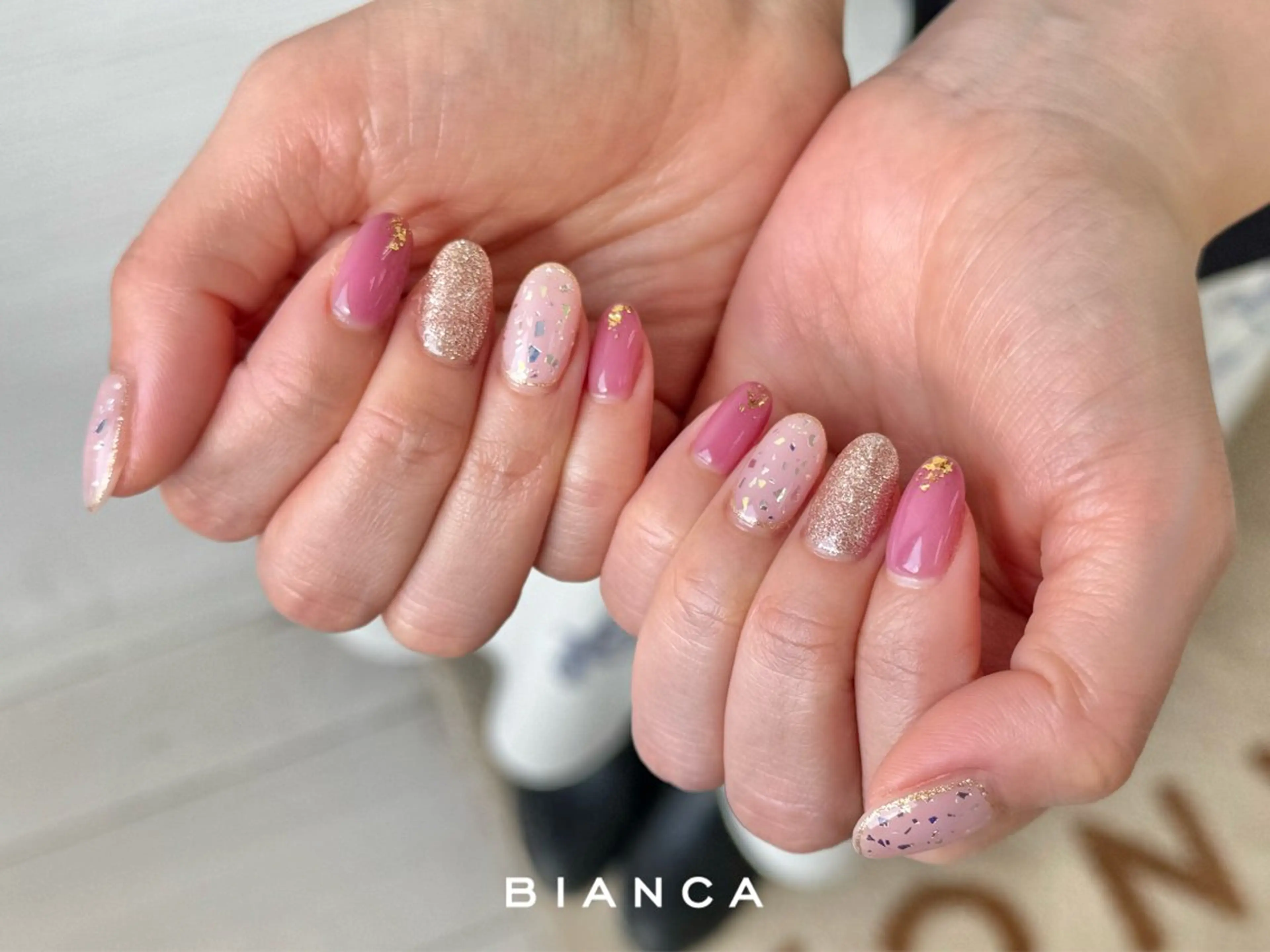 ネイル フラッシュネイル フレンチネイル ジェルネイル グラデーション マグネットネイル Silk by Bianca＊森澤のネイルデザイン