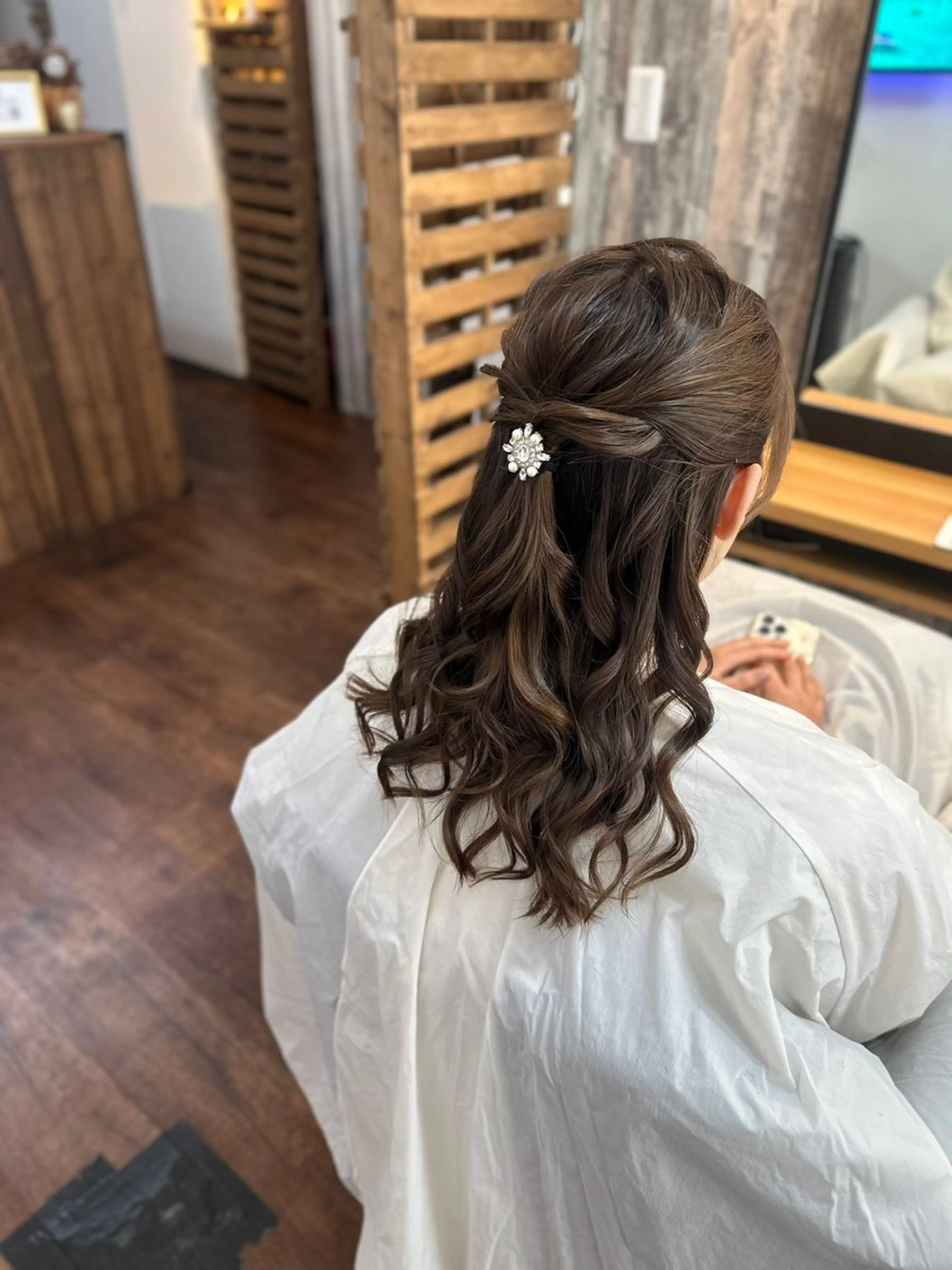 ロング ヘアアレンジ ヘアセット Luzir⭐︎ GEN⭐︎のヘアスタイル