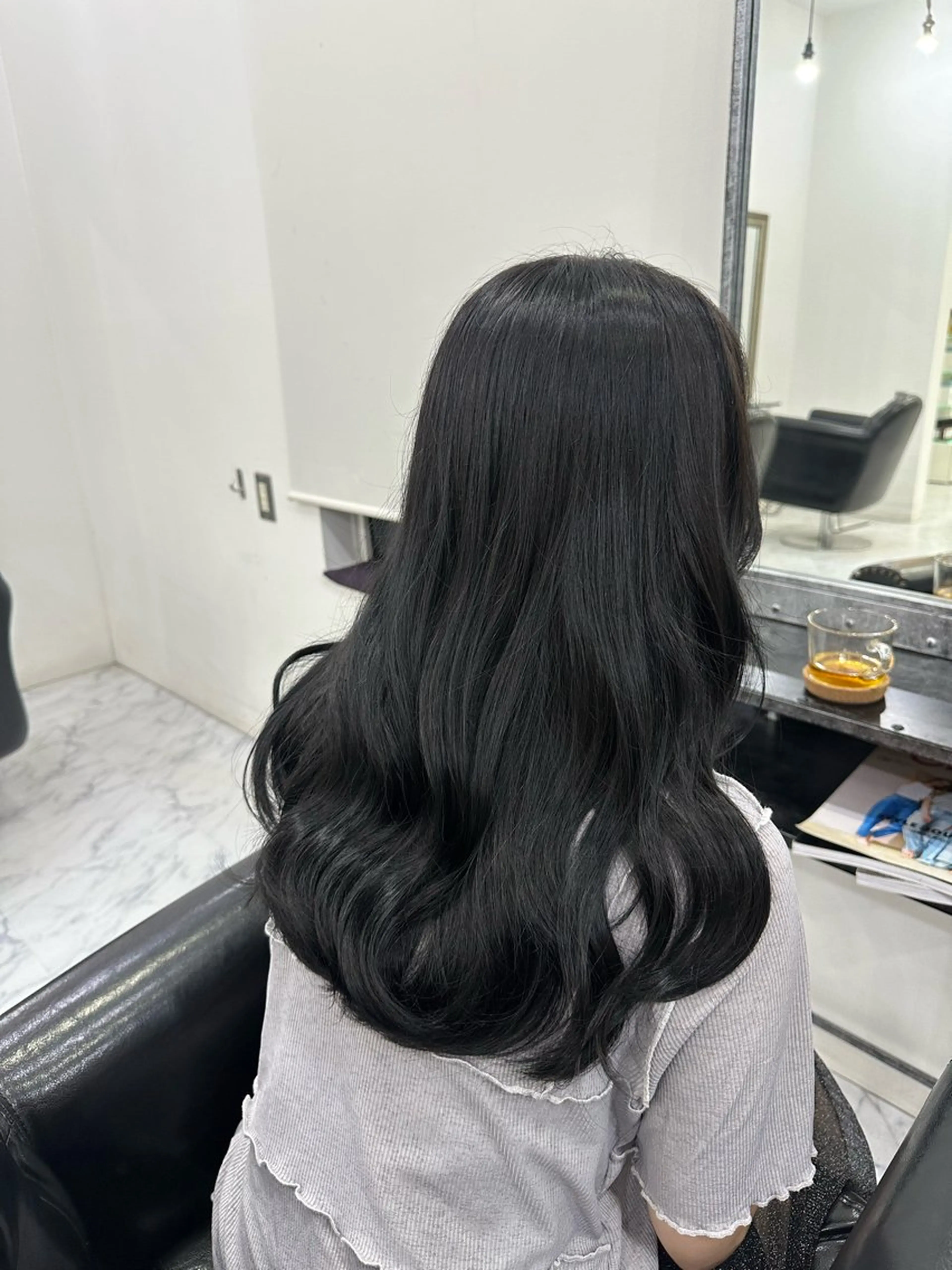 ロング カラー トリートメント マイ /暖色カラーのヘアスタイル