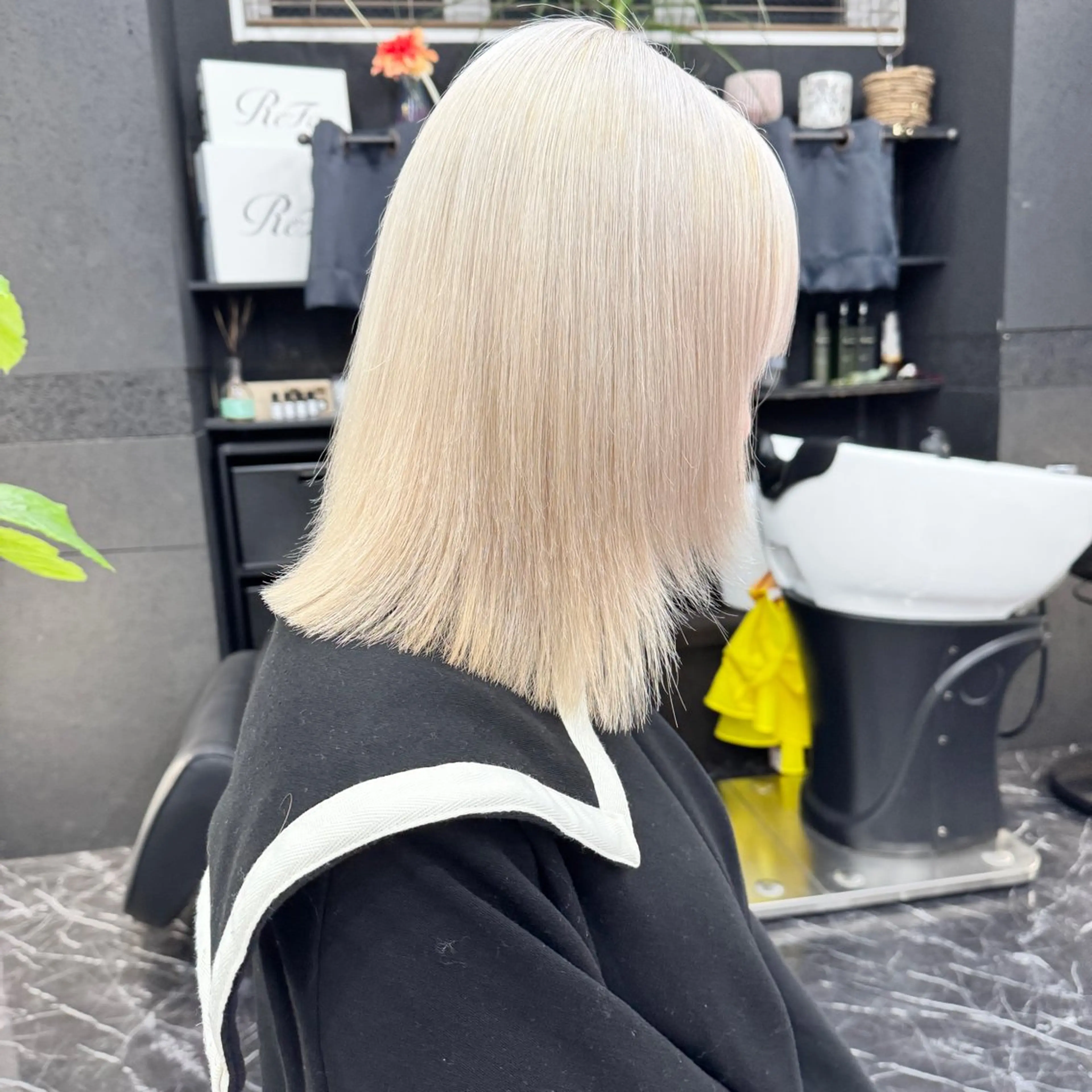 ミディアム カラー ブリーチ 透明感カラー ChuDuck所属・ケアブリーチ×ハイト ーン専門/SHOTAのヘアスタイル