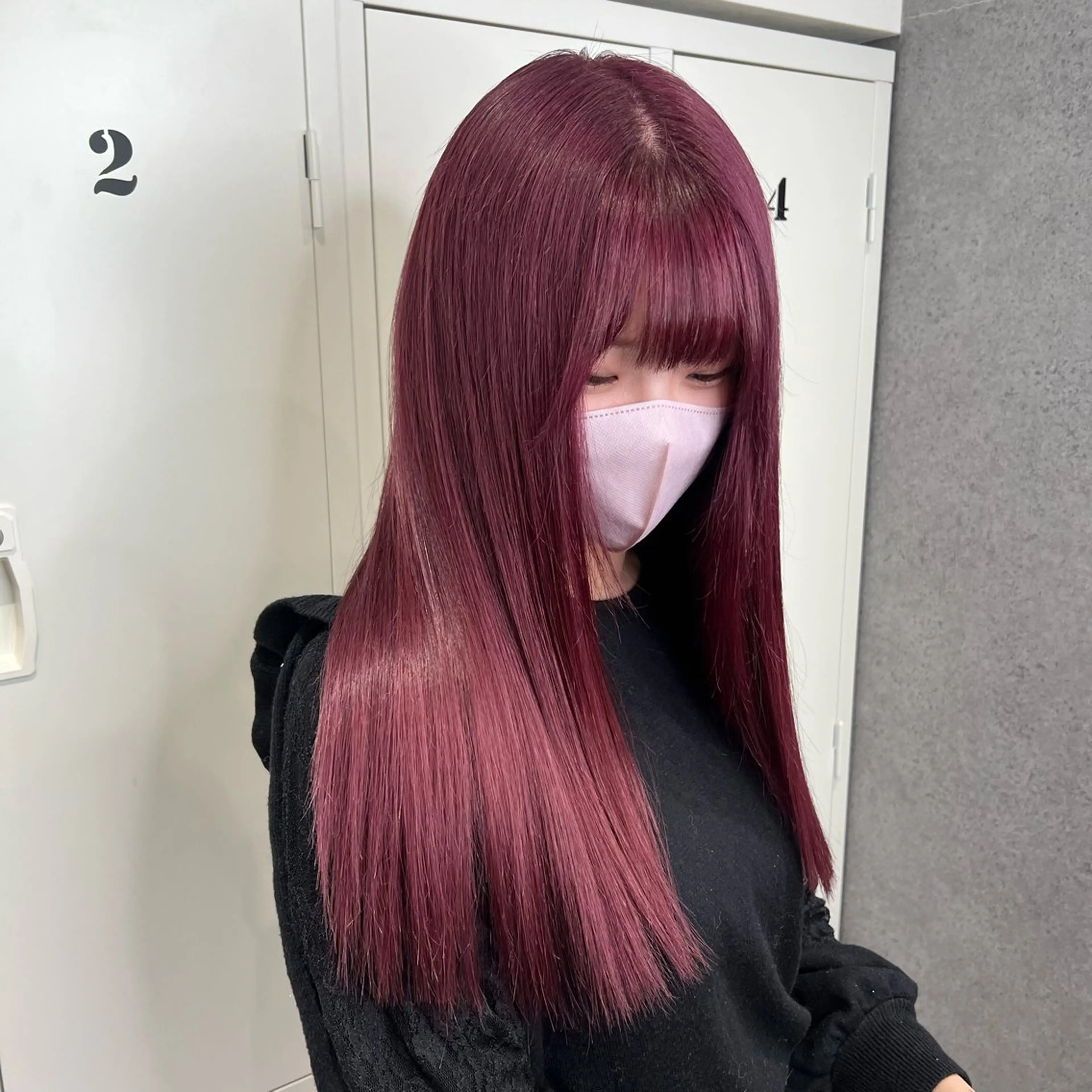 ロング カラー ブリーチ 透明感カラー デザインカラー ダブルカラー ハイトーンカラー ショート/ウルフ カットモデル募集のヘアスタイル