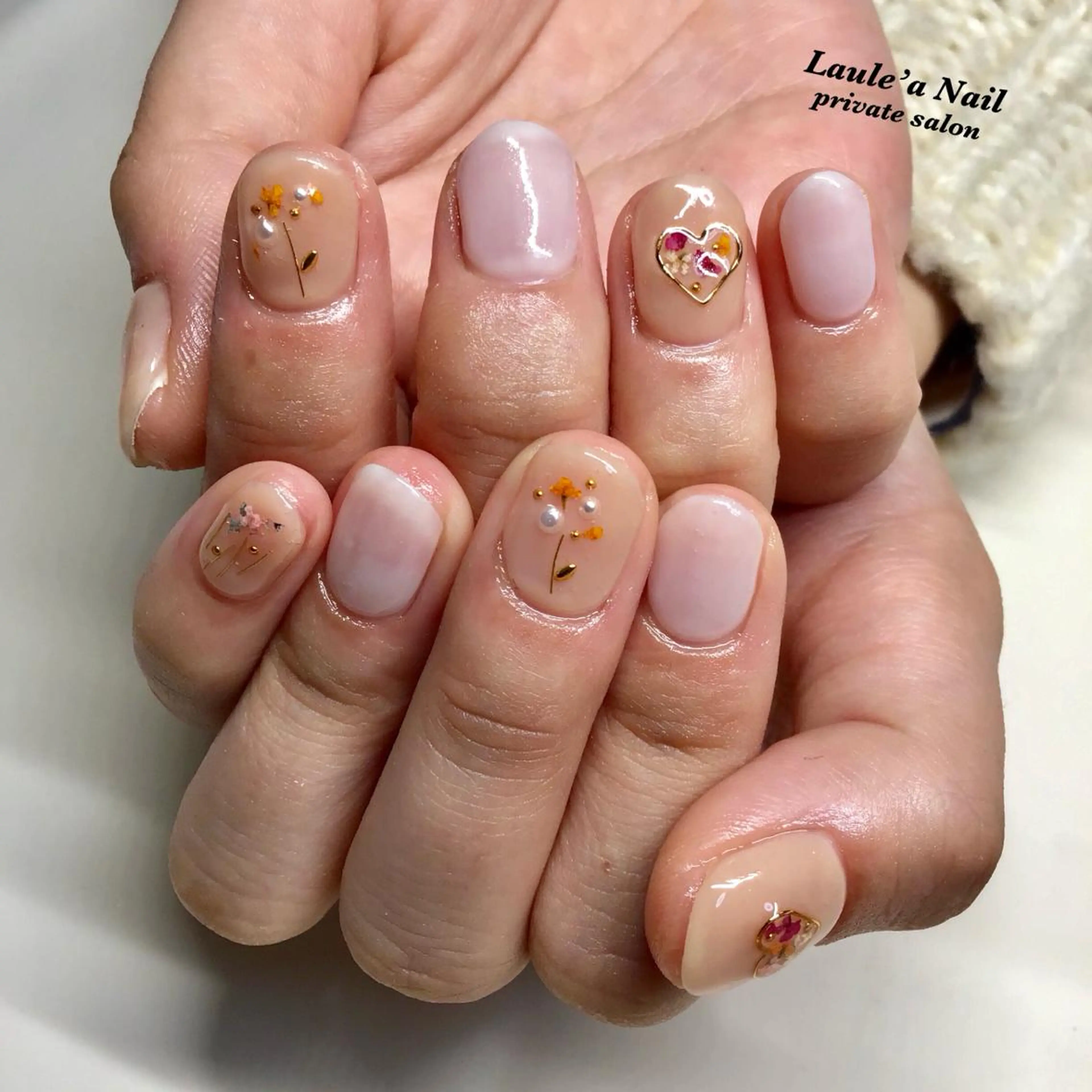 カラー ネイル マツエク・マツパ 福田 加奈のネイルデザイン