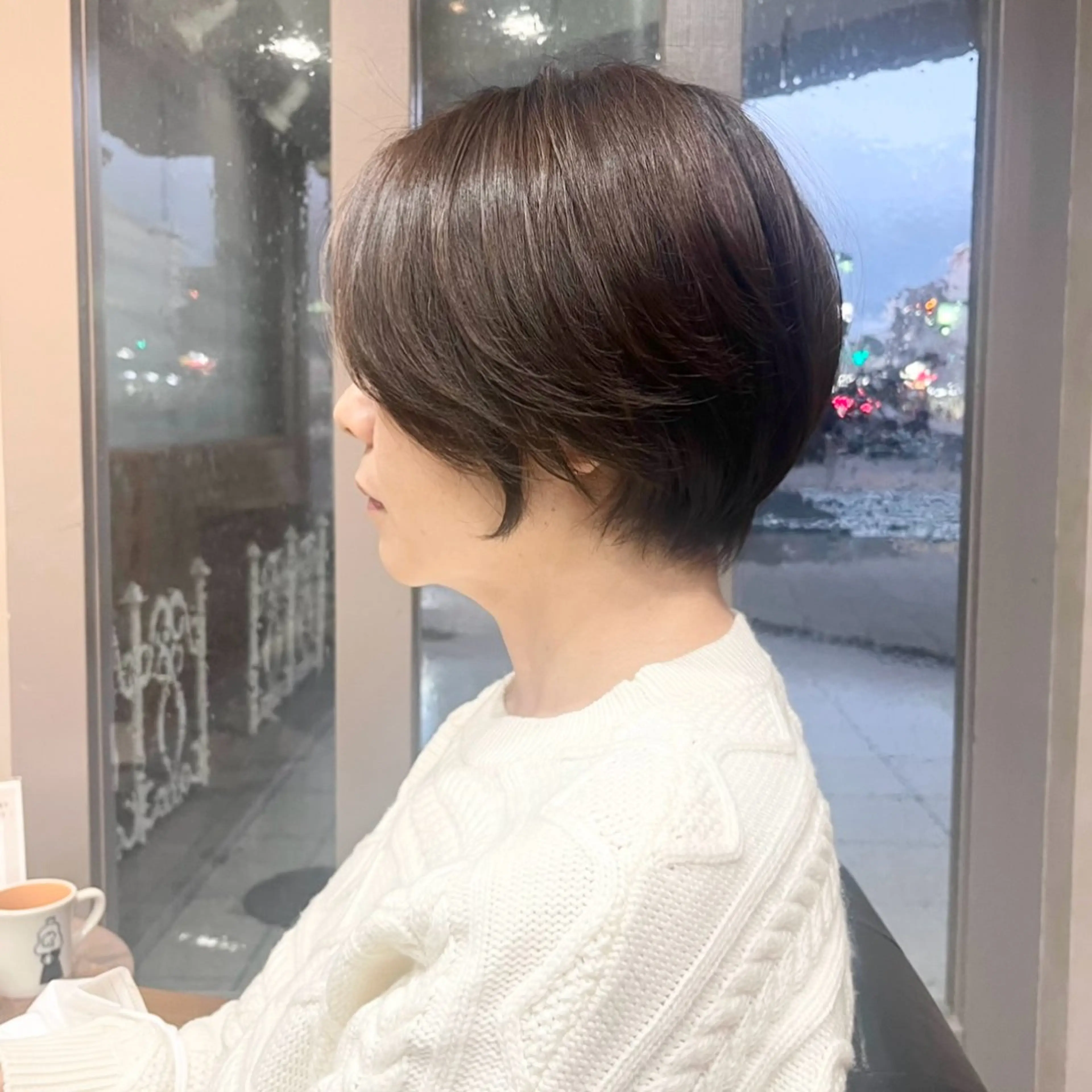 ショート カラー 瀧　元気/ショート/ 白髪ぼかし/髪質改善のヘアスタイル