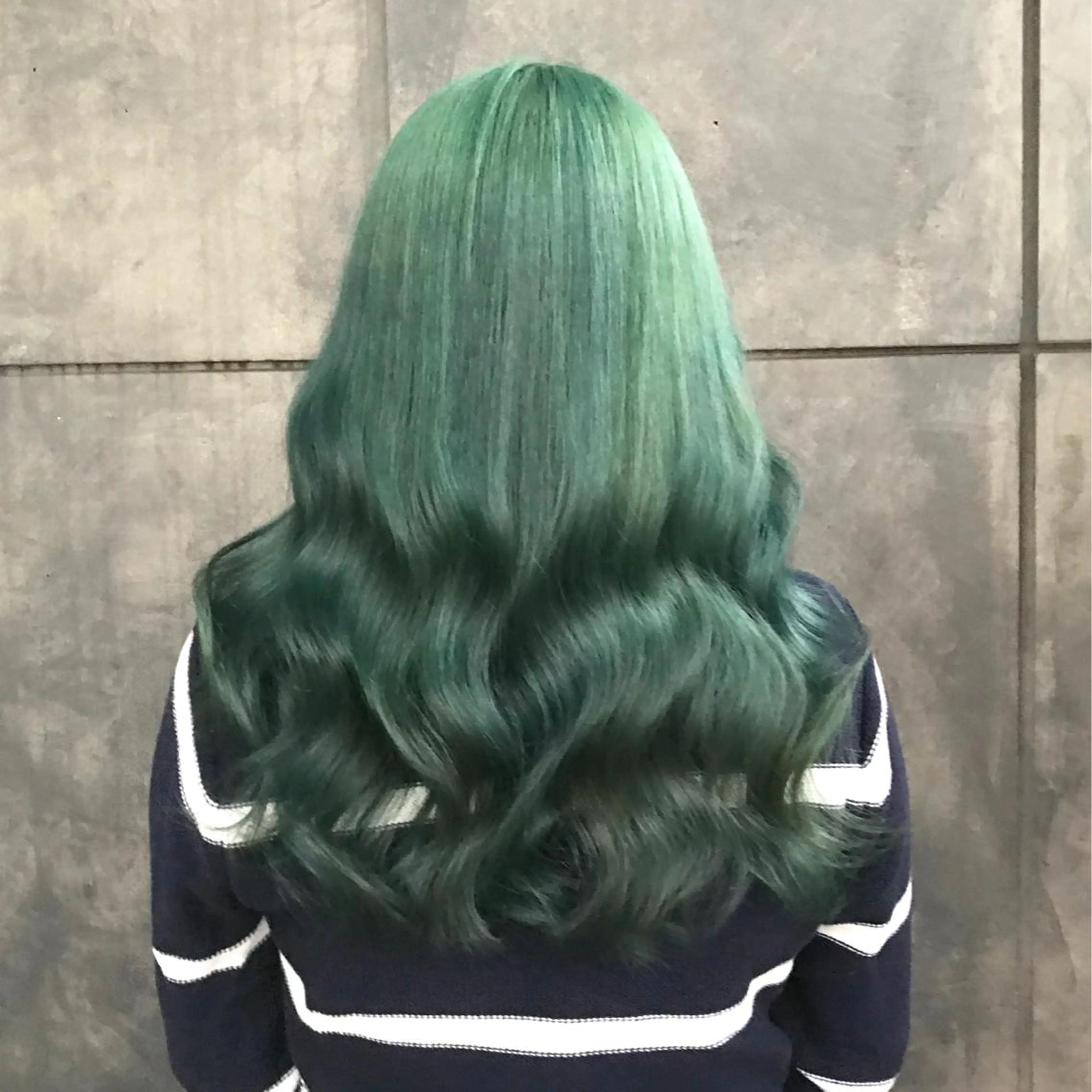 ロング カラー ブリーチ ヨシンモリ ムルギョル巻き 韓国風ヘア シースルーバング K-POP好き美容師 🇰🇷Kai.Yのヘアスタイル