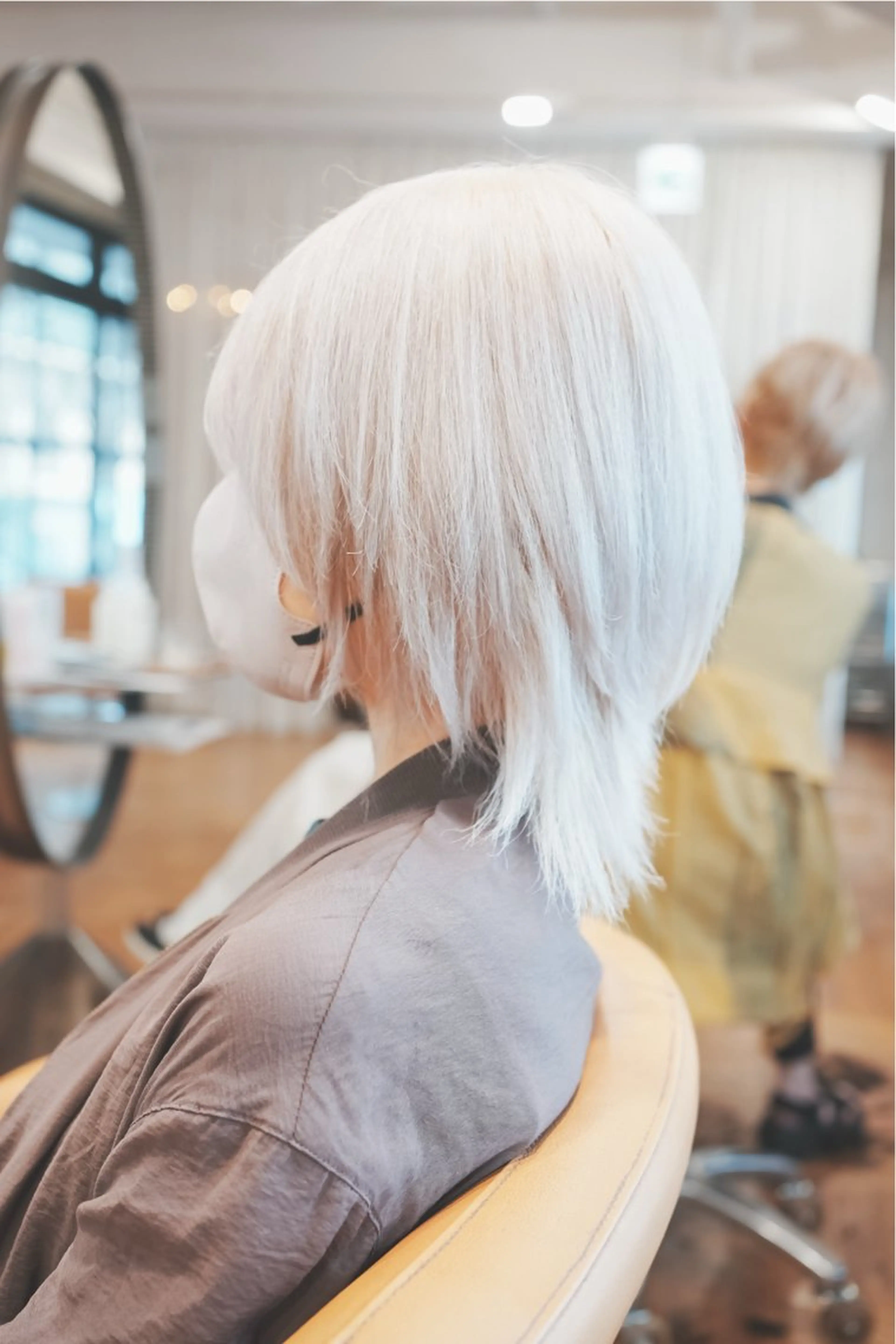 ミディアム ヘアカラー ✨デザインカラー✨ ハイトーン　森貴章のヘアスタイル