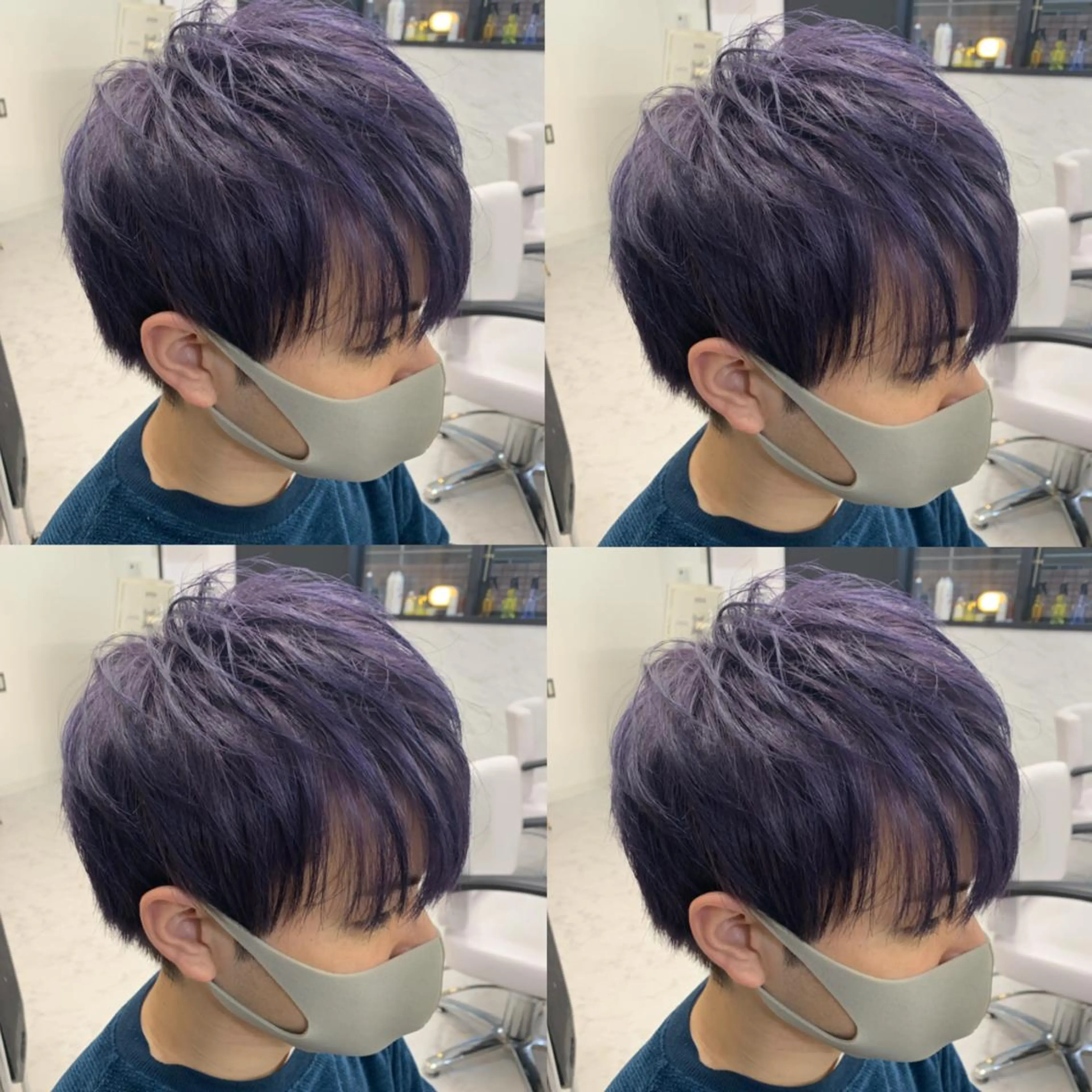 カラー ヘアアレンジ メンズ ヘアカラー トリートメント 🦋韓国ヘア 坂本 菜摘🦋のヘアスタイル