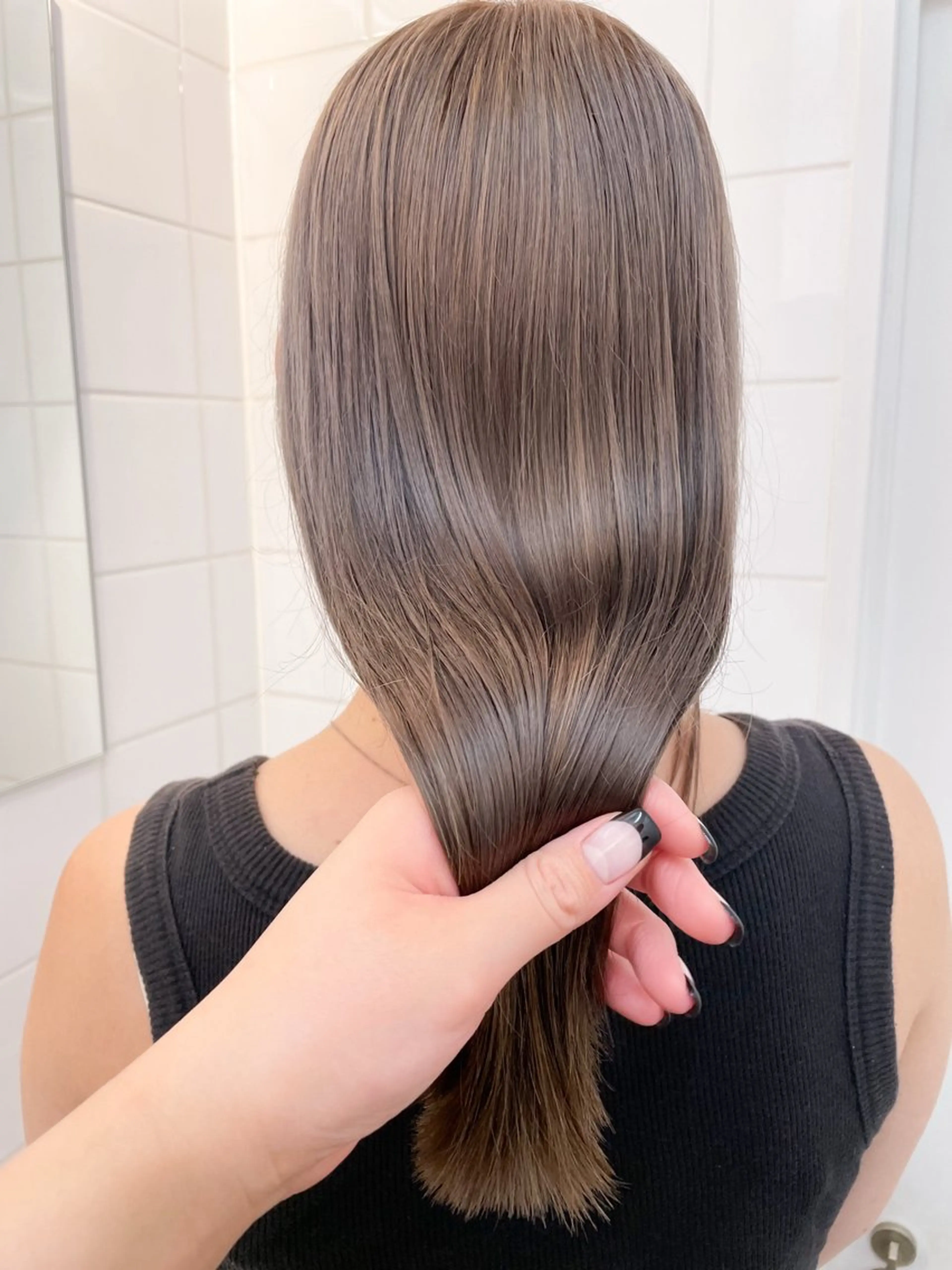 🎀先着順🎀カラー+髪質改善リボントリートメント(シャンプーブロー込み)の写真