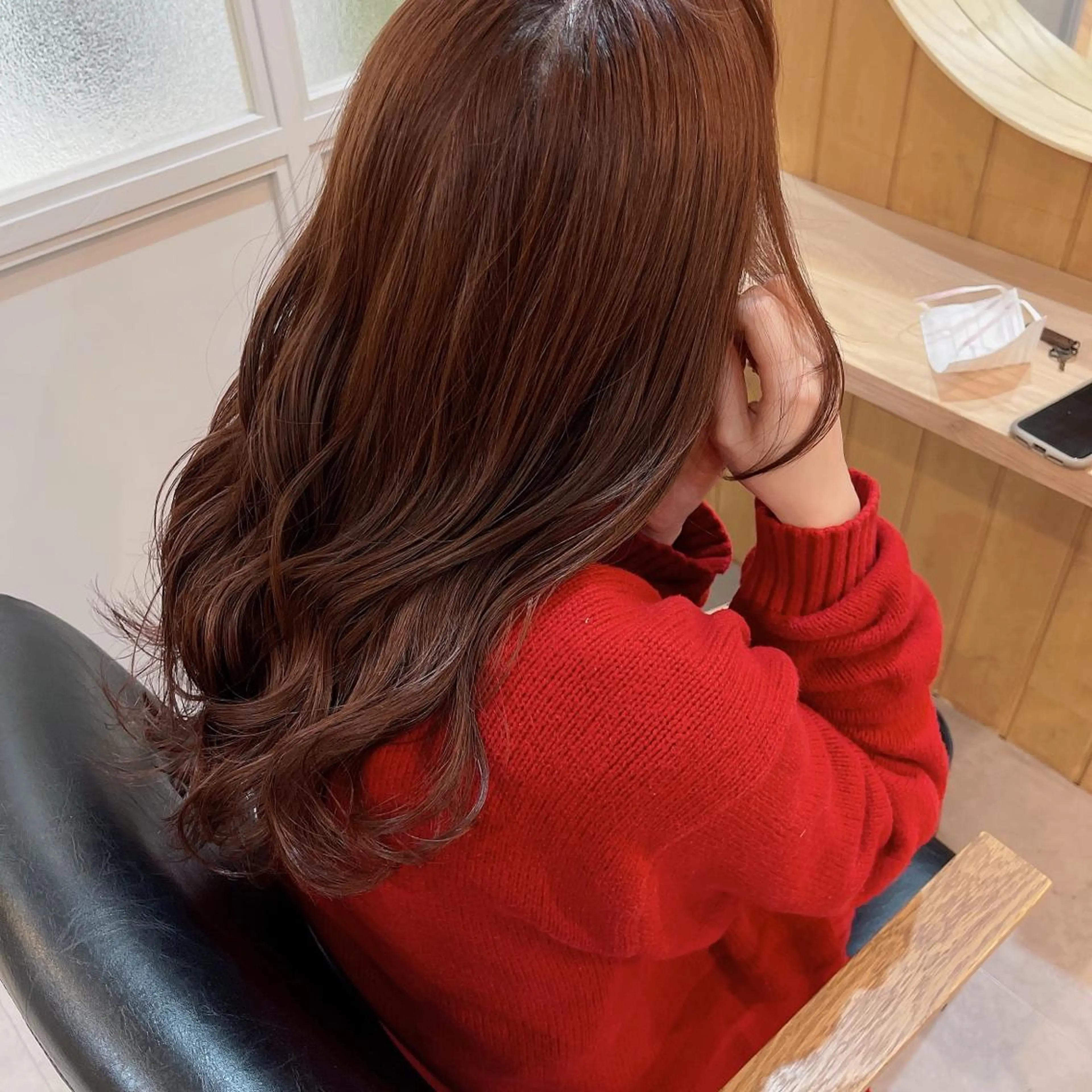 ロング カラー UMEDA FIGAROのヘアスタイル
