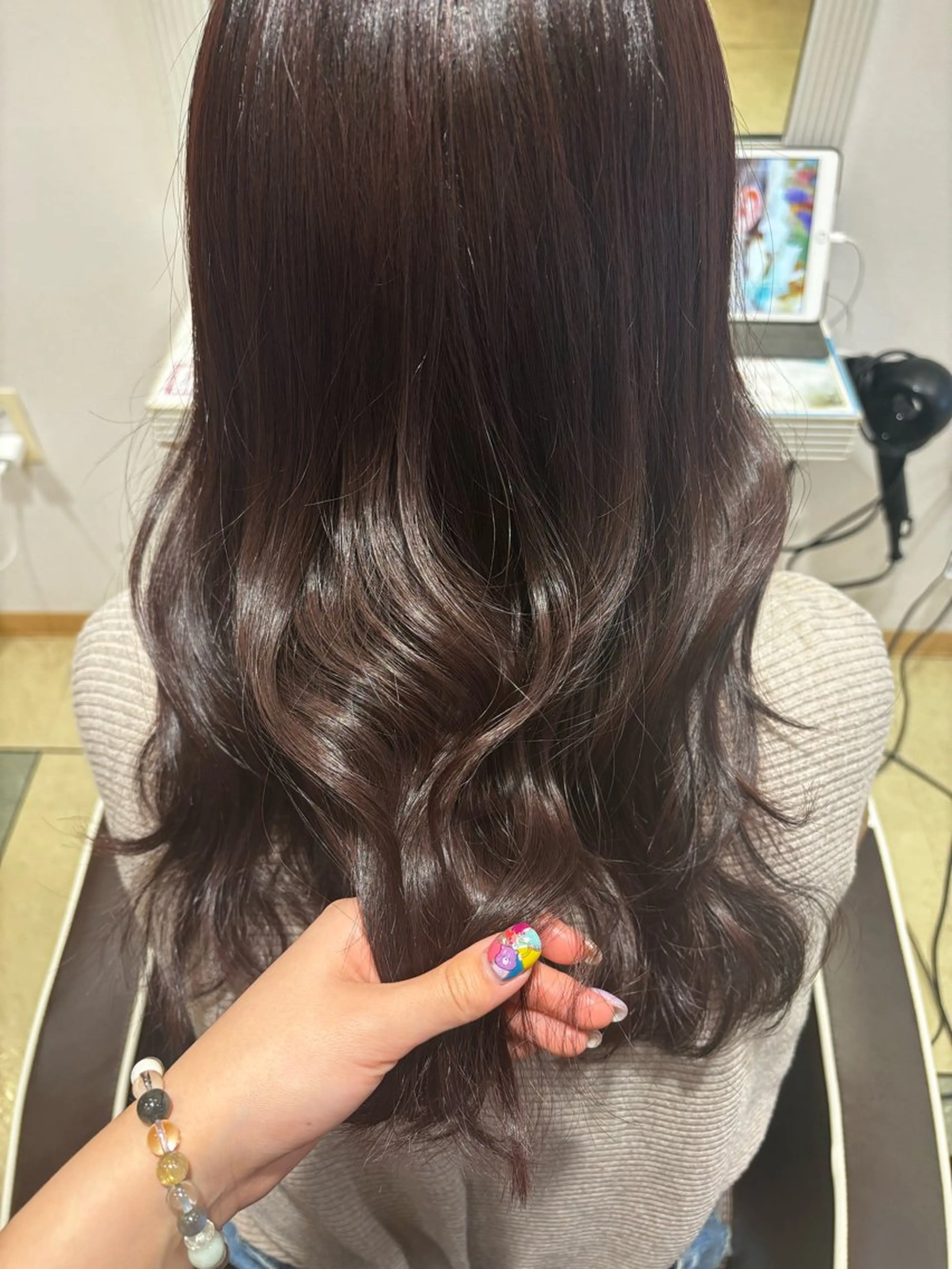 カラー 奈那美🌸 韓国ヘア🌸透明感のヘアスタイル