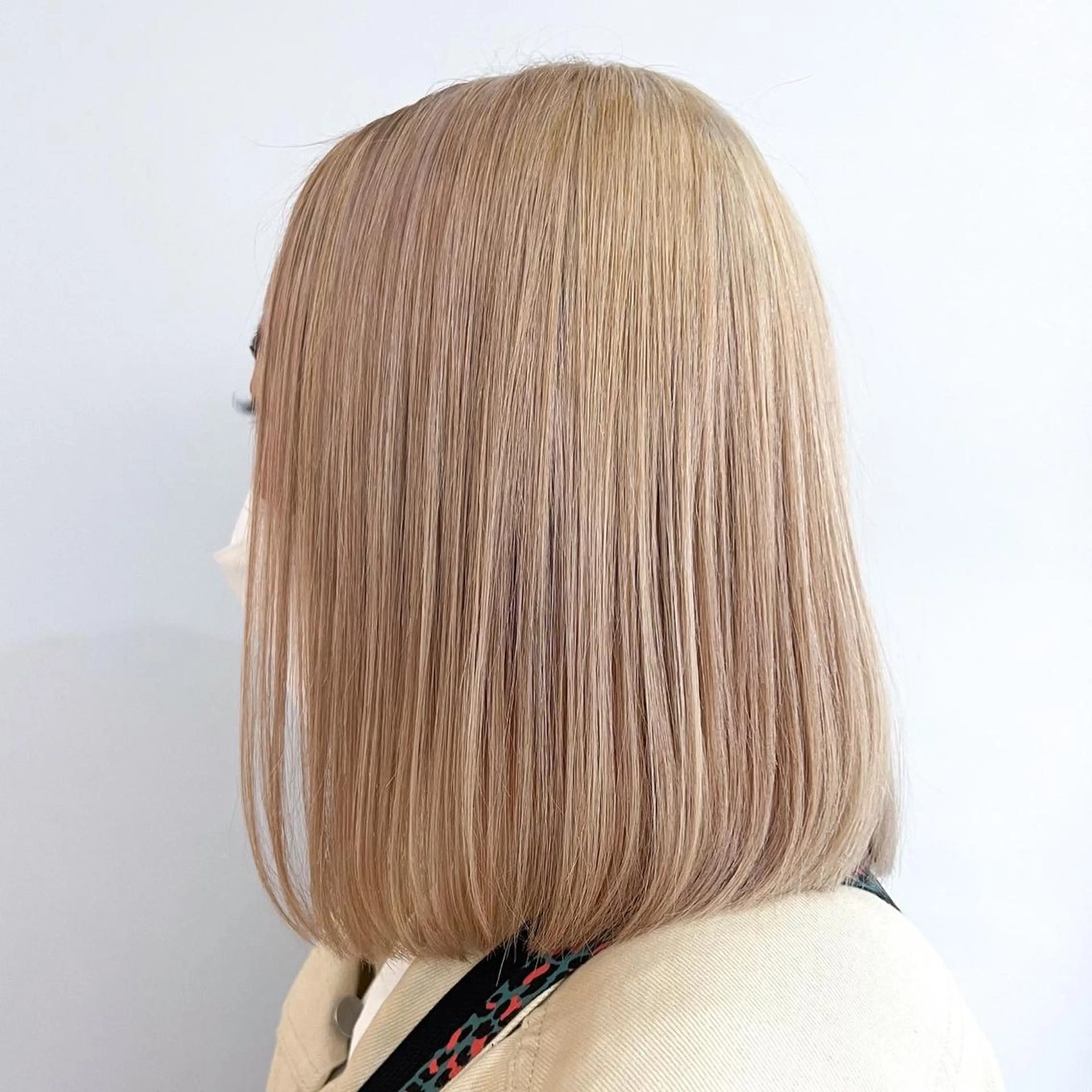 ミディアム ヘアカラー ☺︎ RIHOのヘアスタイル