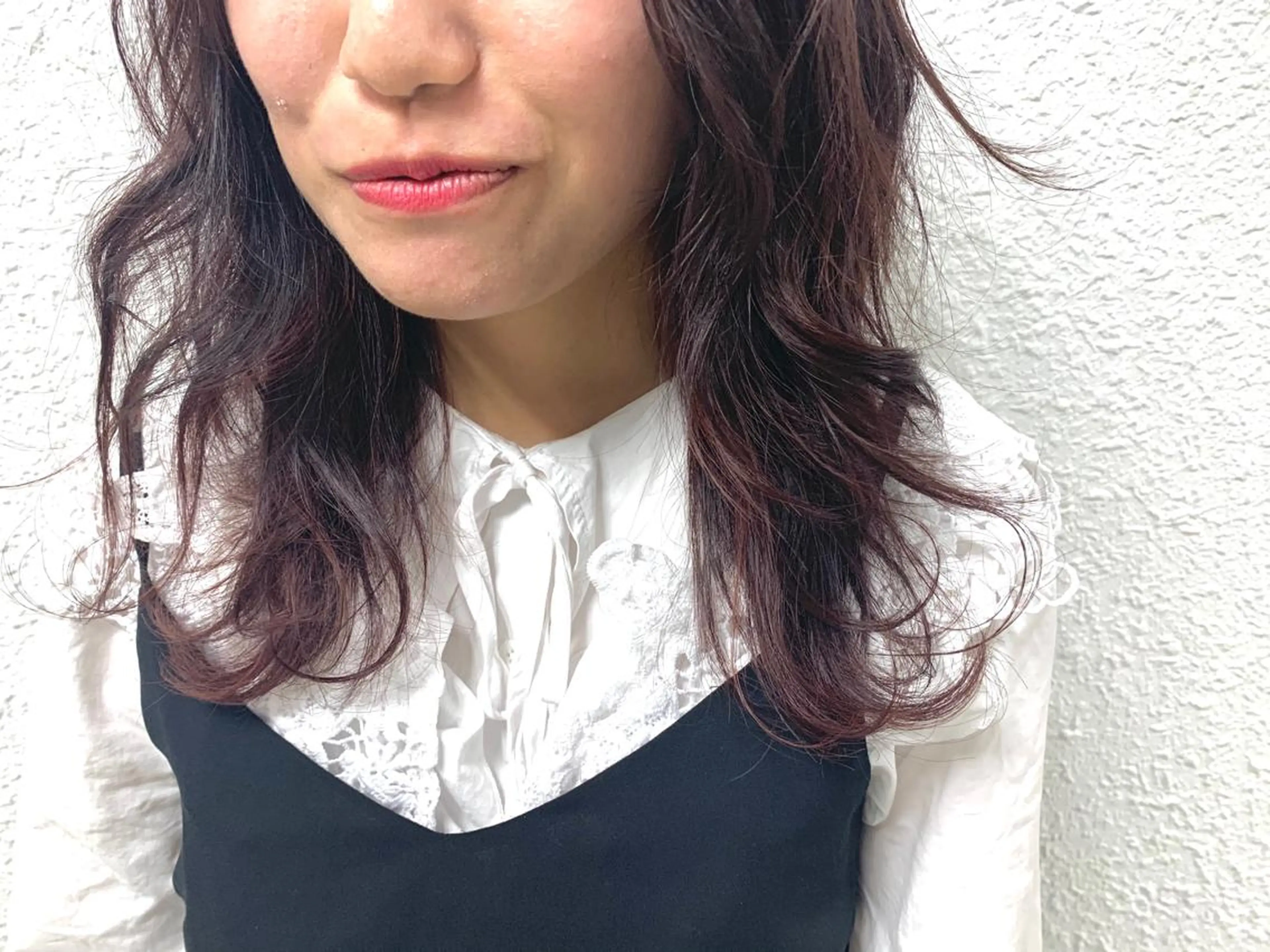 セミロング カラー ヘアアレンジ 蔵前🫧韓国風レイヤ ーカット🫧KAHOのヘアスタイル