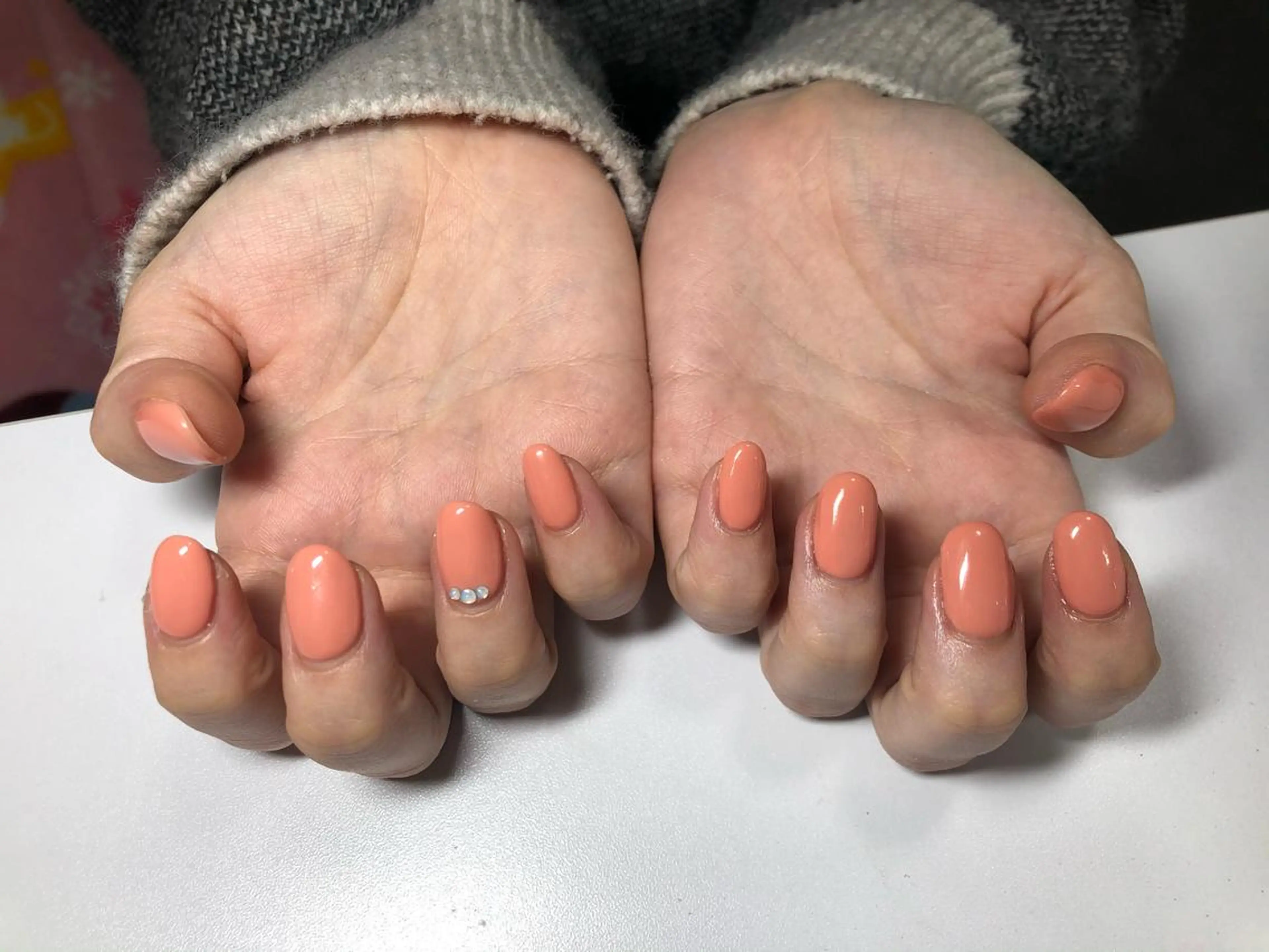 ネイル ワンカラーネイル ♡Bivi♡自爪に 優しいネイルサロンのネイルデザイン