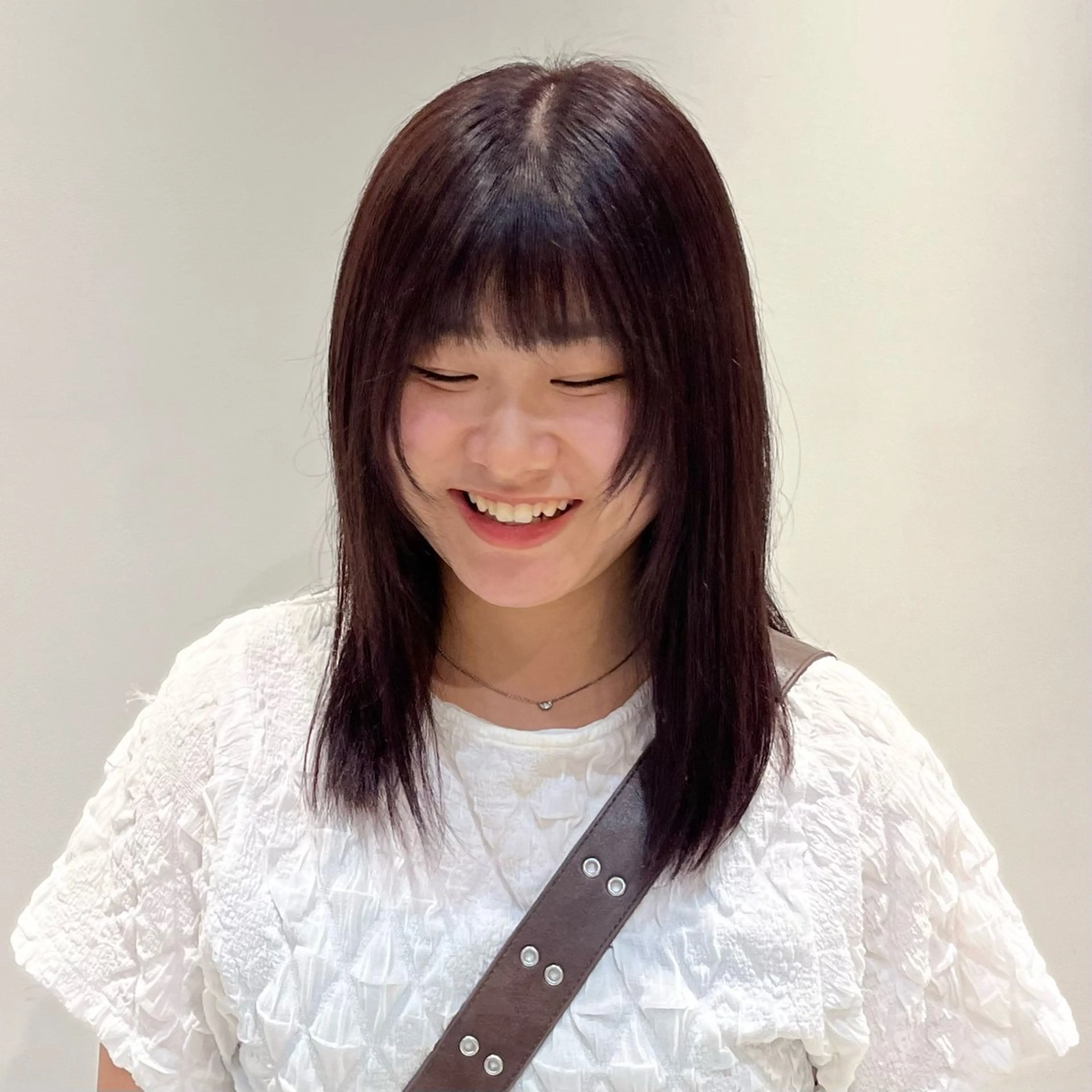 ミディアム カラー カット ヘアカラー 水谷 星羅のヘアスタイル