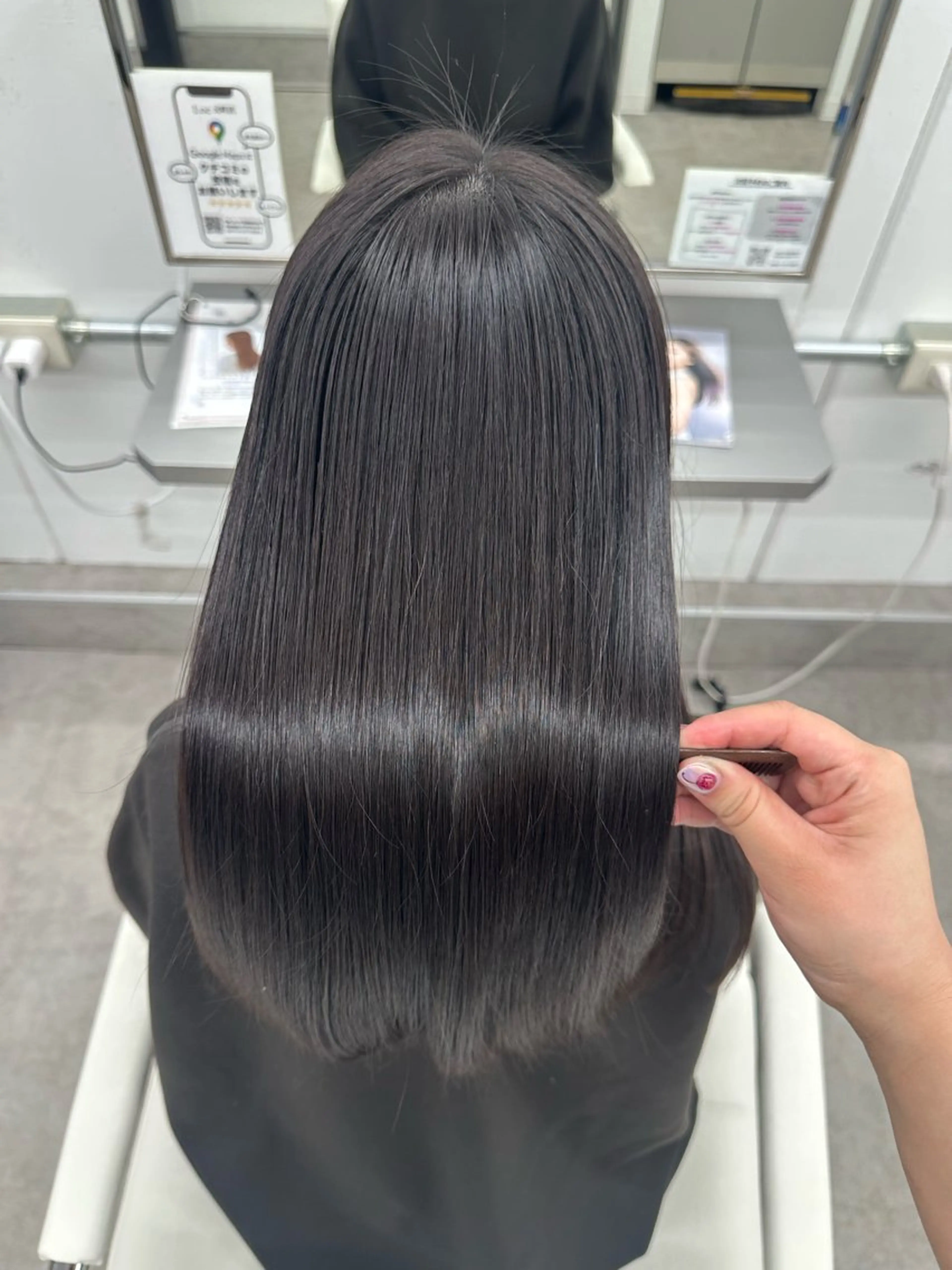 ロング カラー グレージュ ラベンダーカラー ラベンダーグレージュ ラベンダーグレー 🌟モデル募集 /さら🩷のヘアスタイル